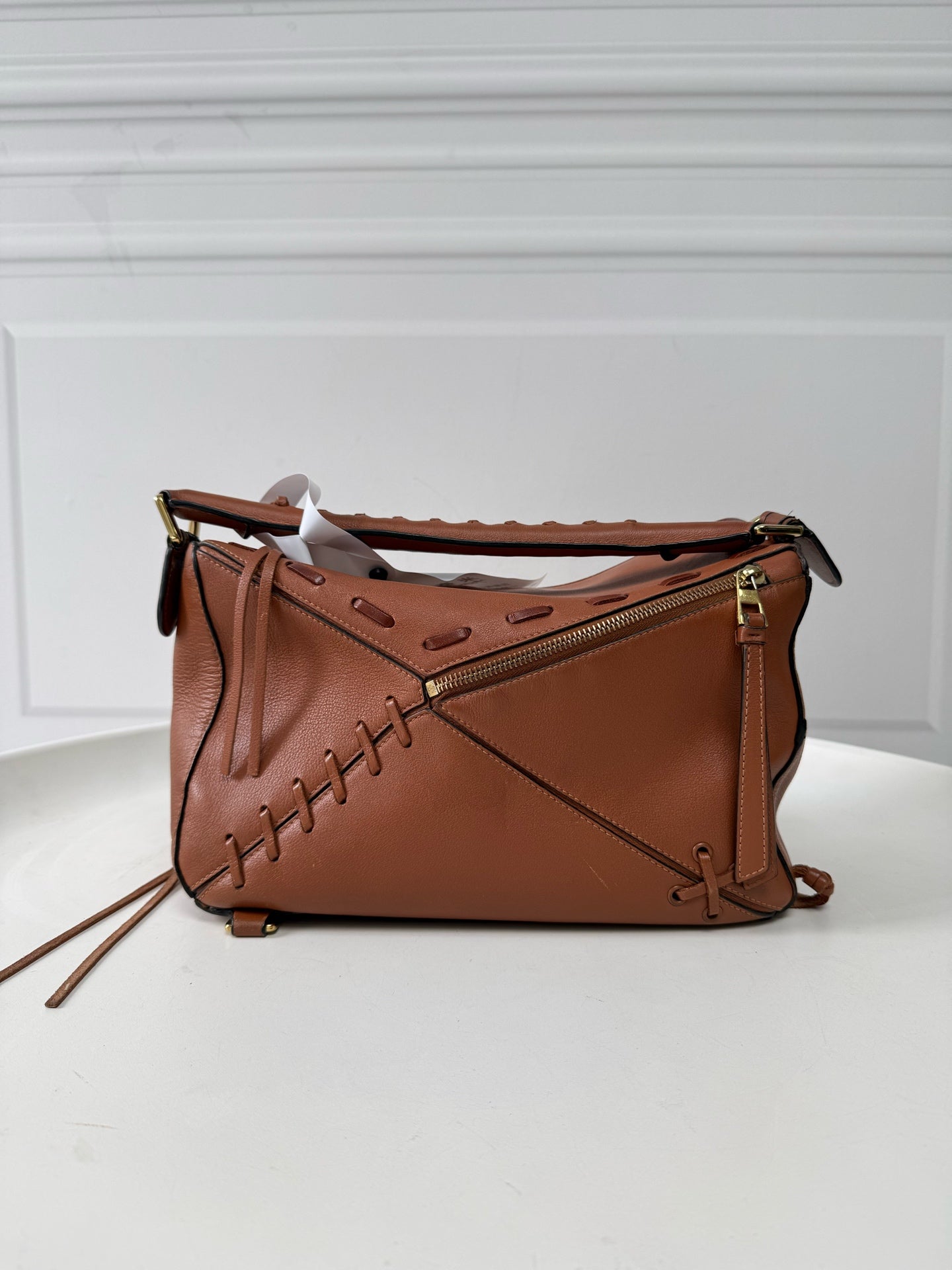 Loewe - Puzzle - Leather - Camel - (medium)