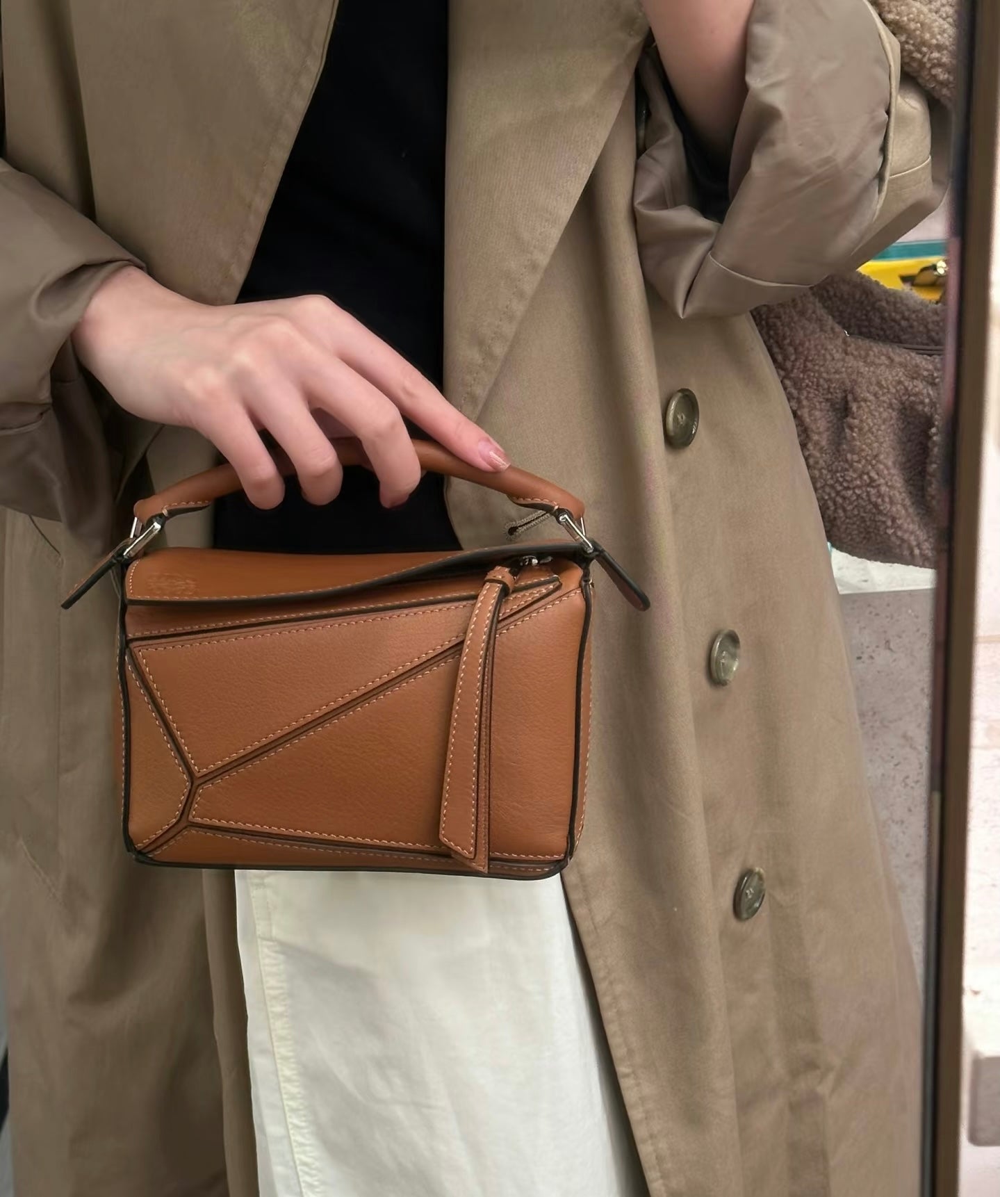 Loewe - Puzzle - Leather - Camel - (mini)