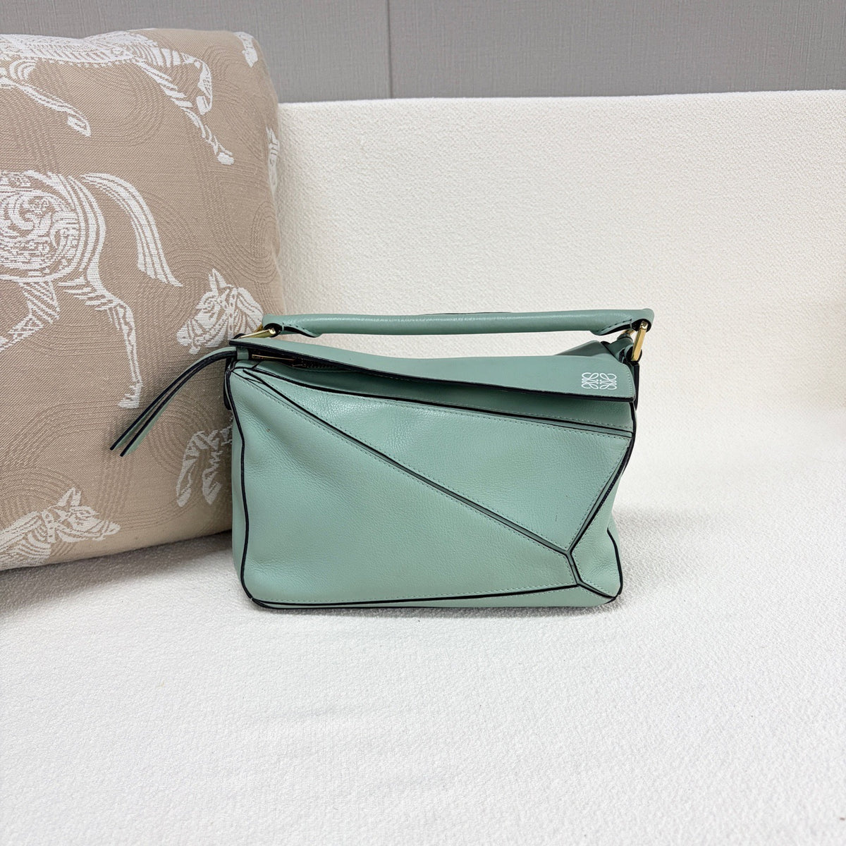 Loewe - Puzzle - Leather - Green - (medium)