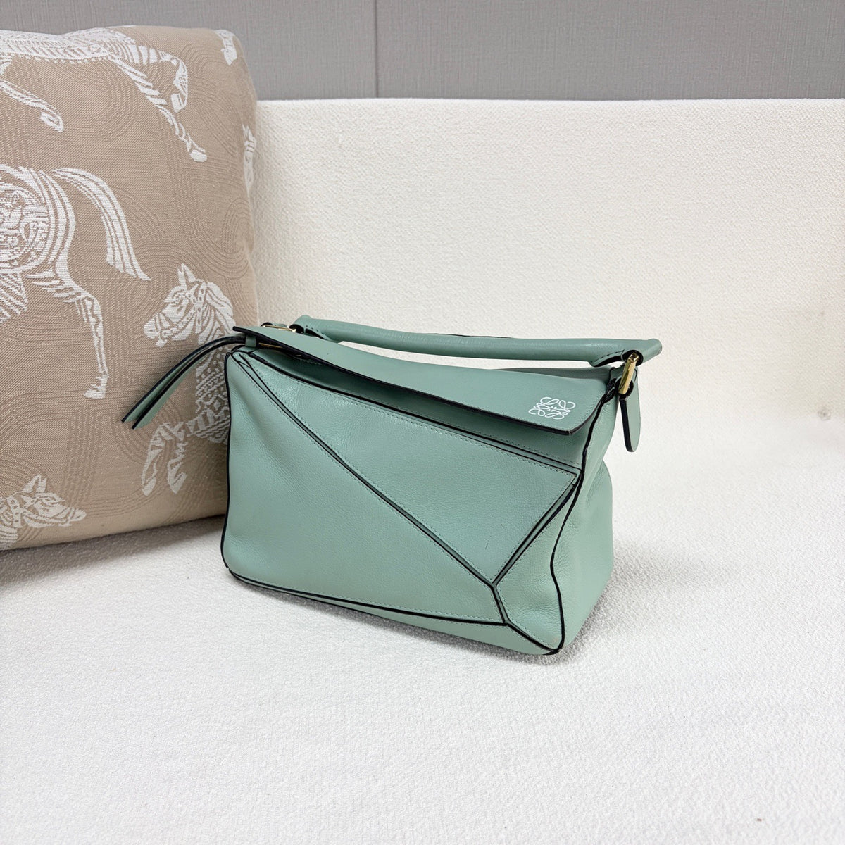 Loewe - Puzzle - Leather - Green - (medium)