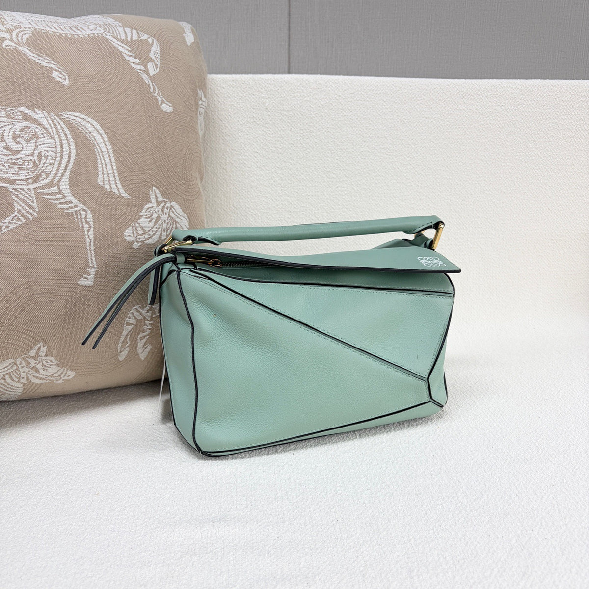 Loewe - Puzzle - Leather - Green - (medium)