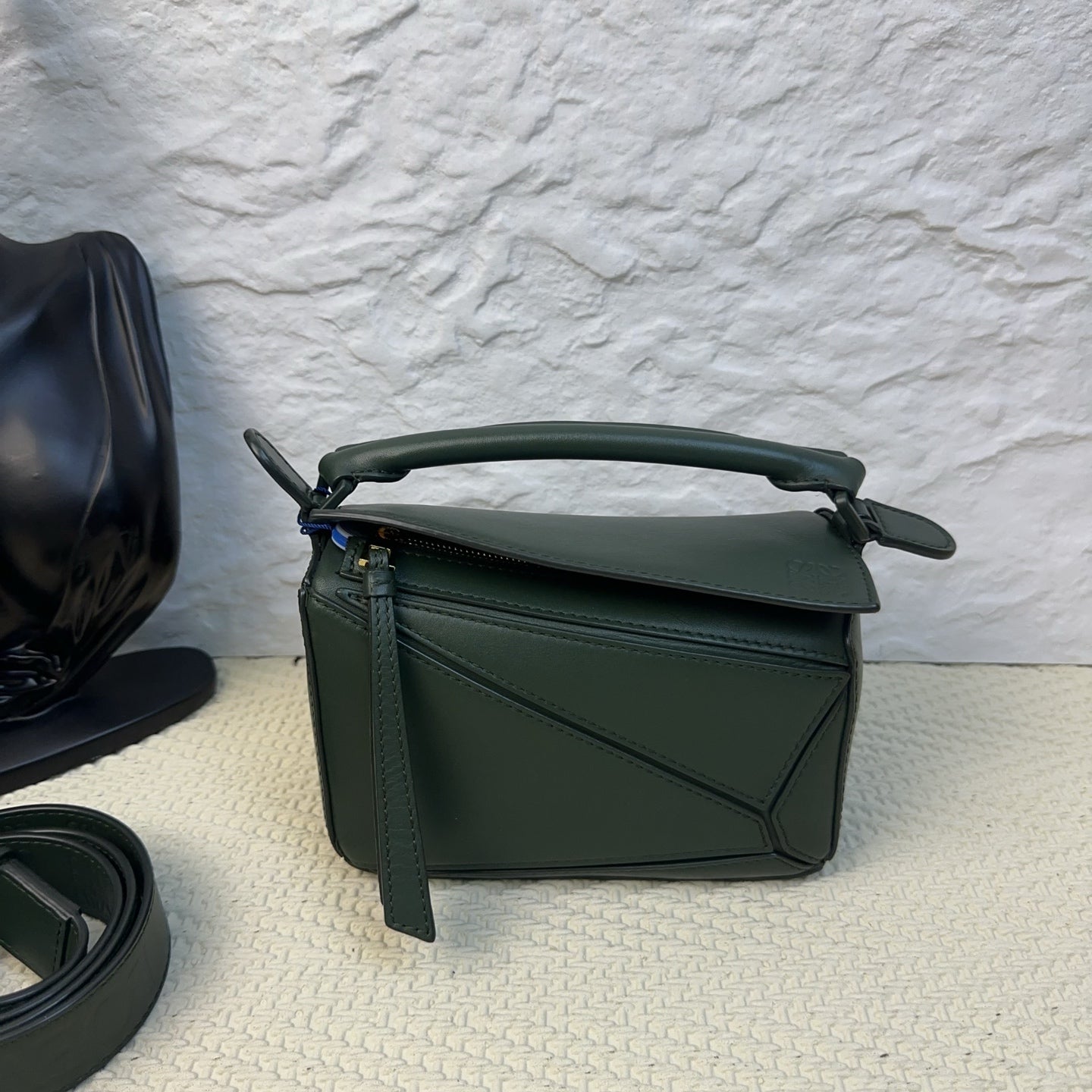 Loewe - Puzzle - Leather - Green - (mini)