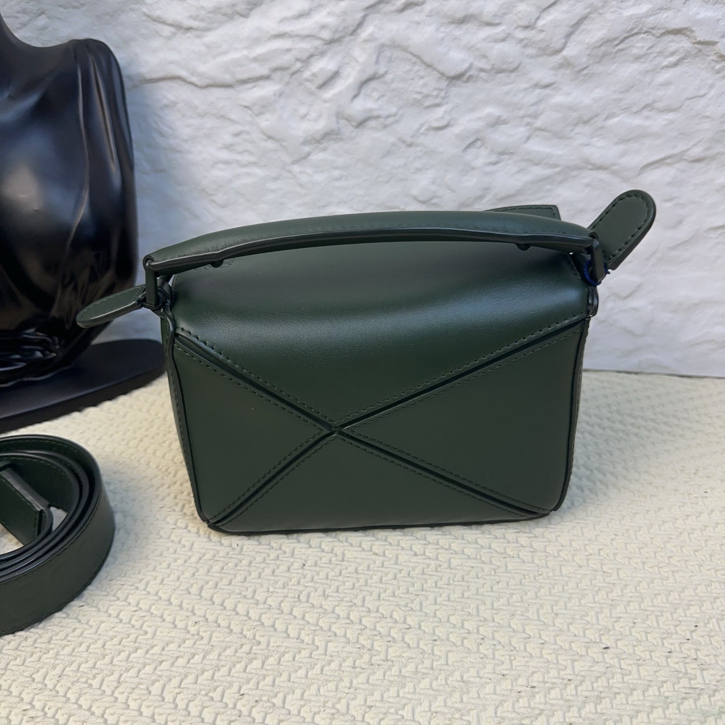 Loewe - Puzzle - Leather - Green - (mini)