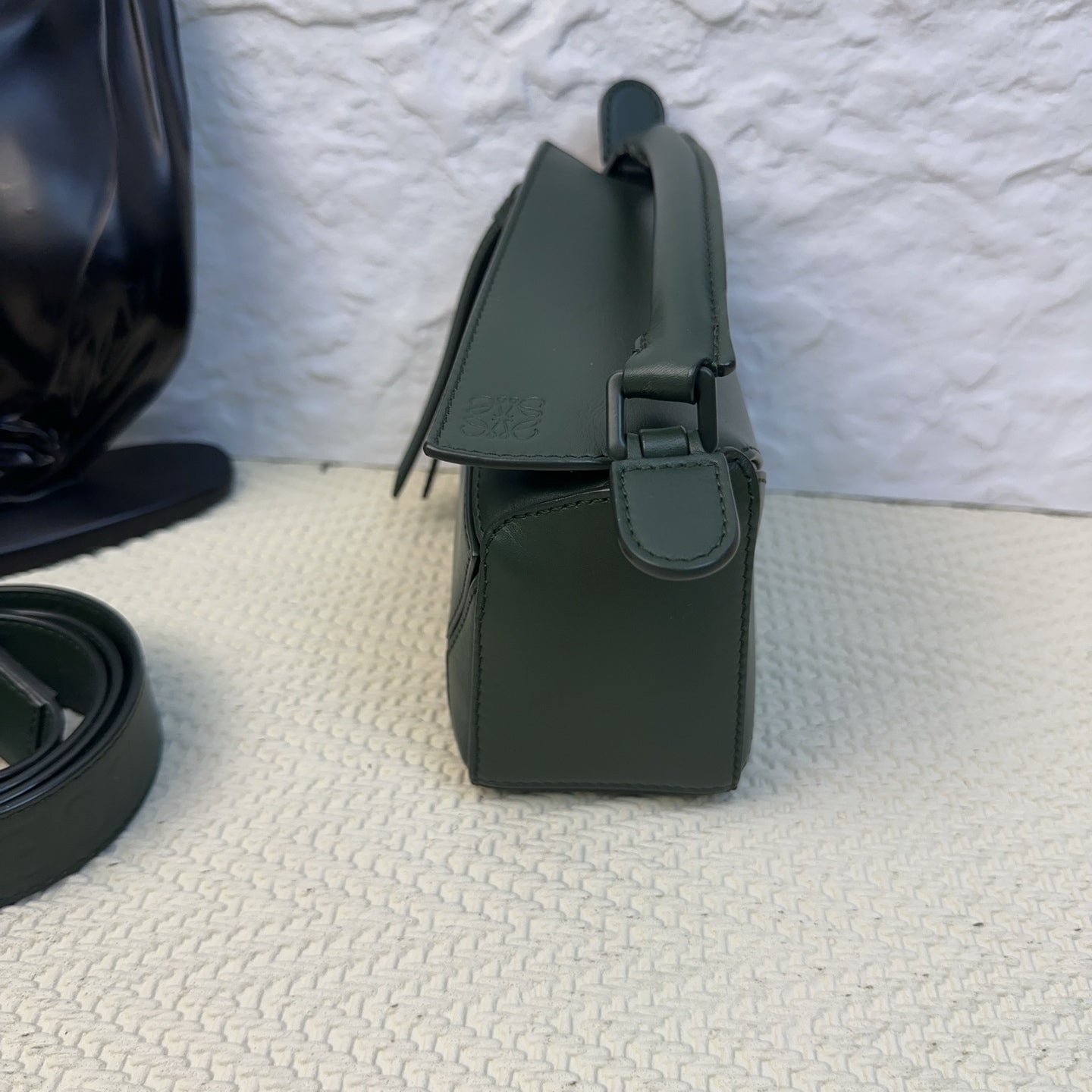 Loewe - Puzzle - Leather - Green - (mini)