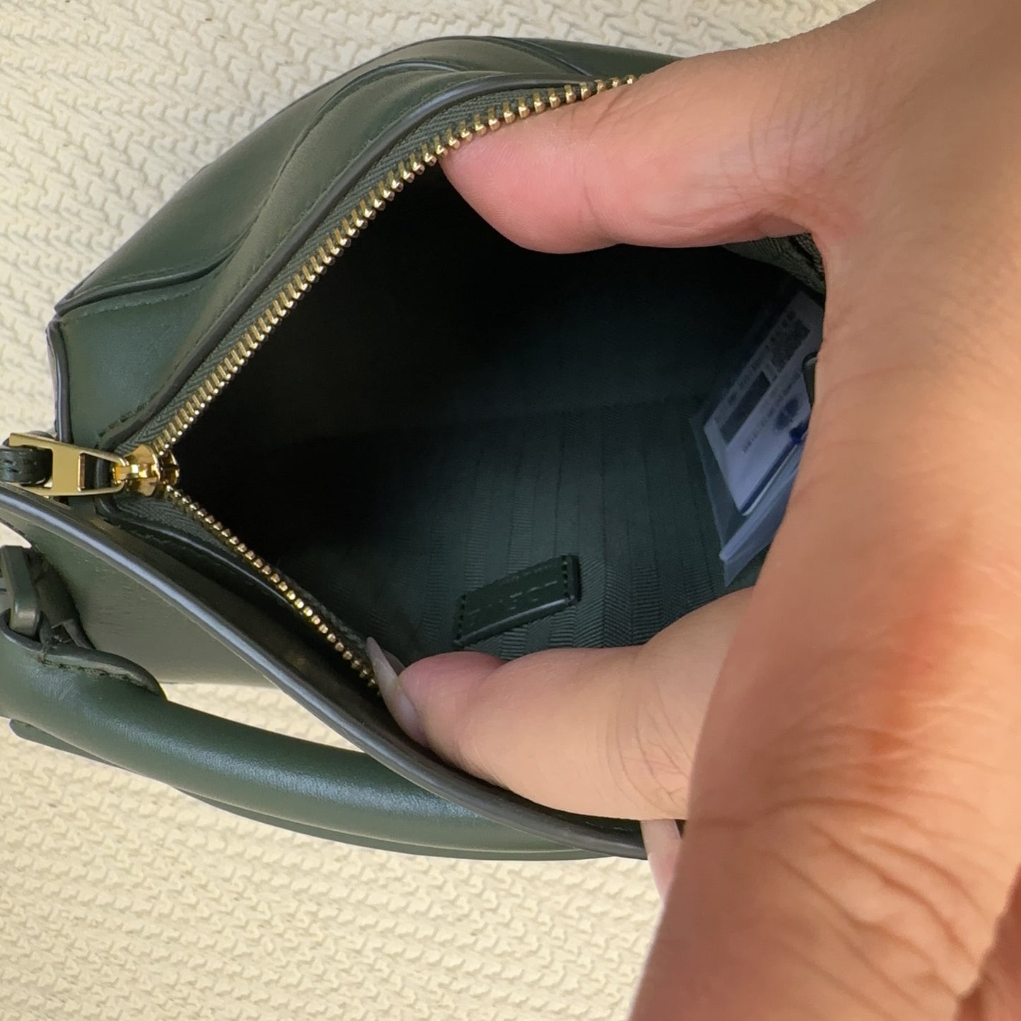 Loewe - Puzzle - Leather - Green - (mini)