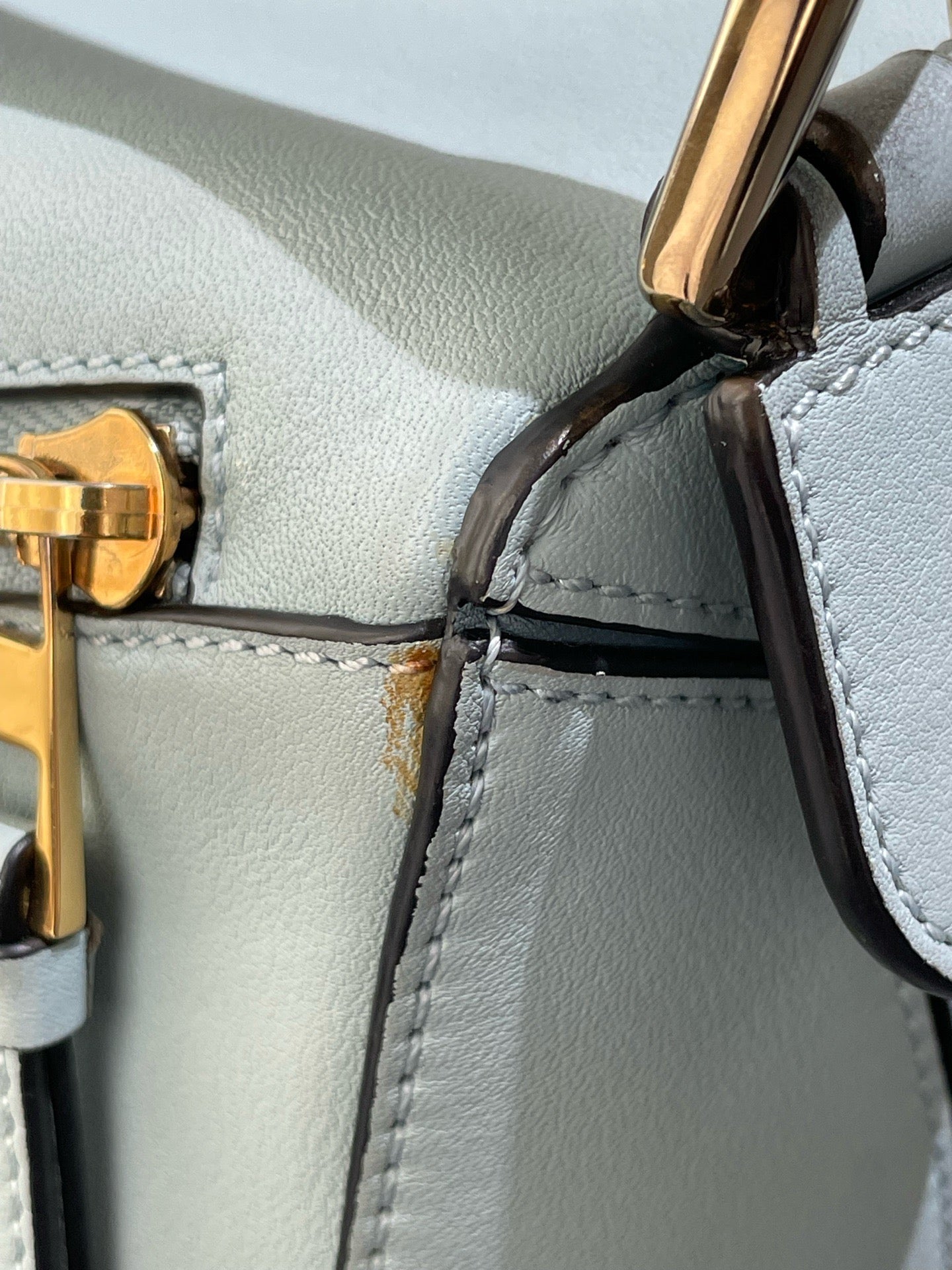 Loewe - Puzzle - Leather - Haze Blue Patchwork - (small)
