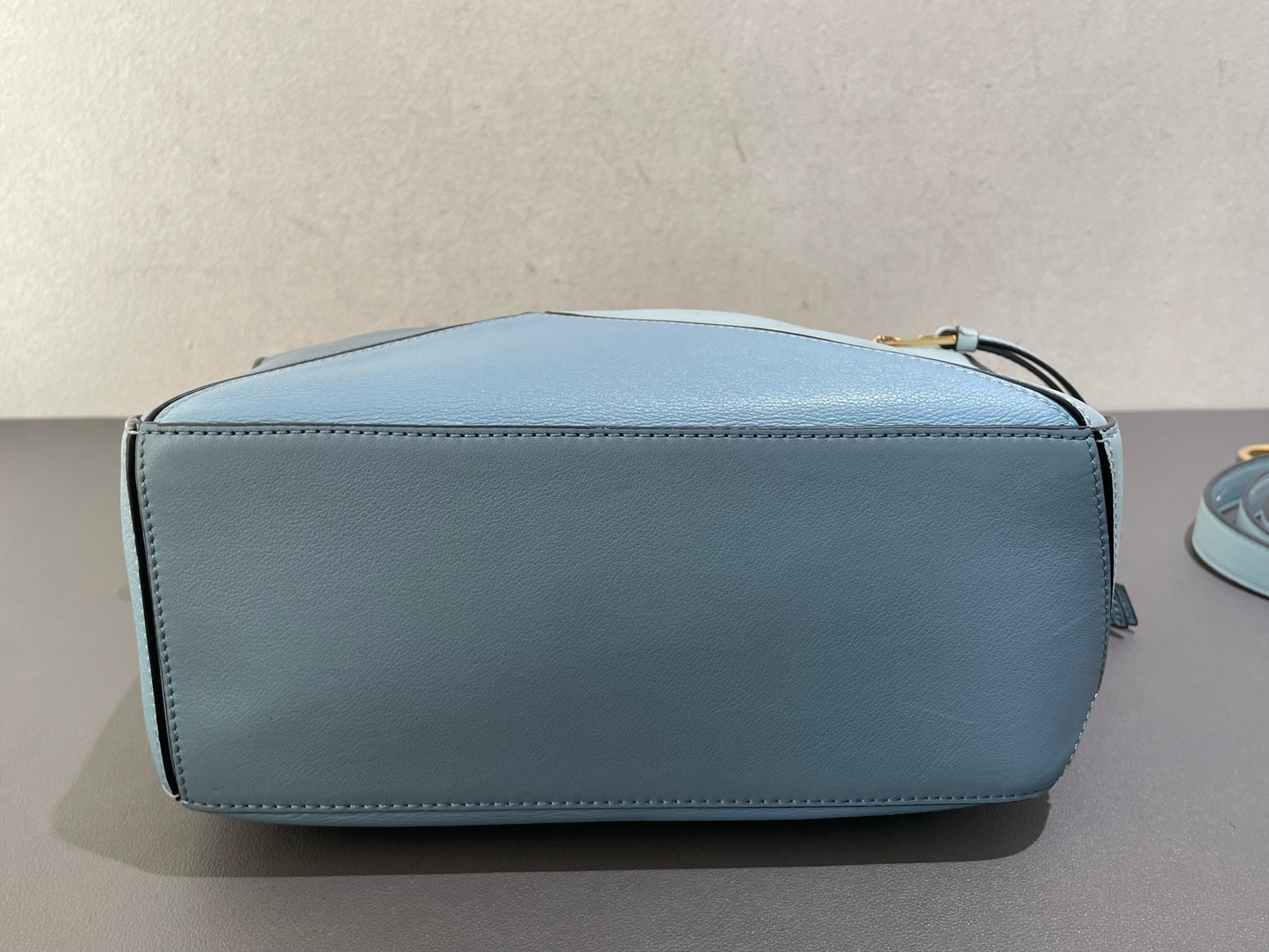 Loewe - Puzzle - Leather - Haze Blue Patchwork - (small)
