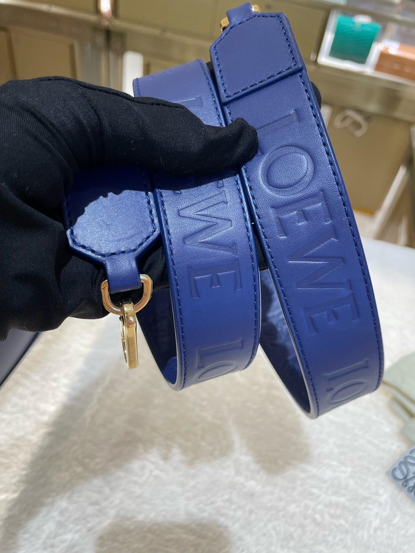 Loewe - Puzzle - Leather - Navy - (small)