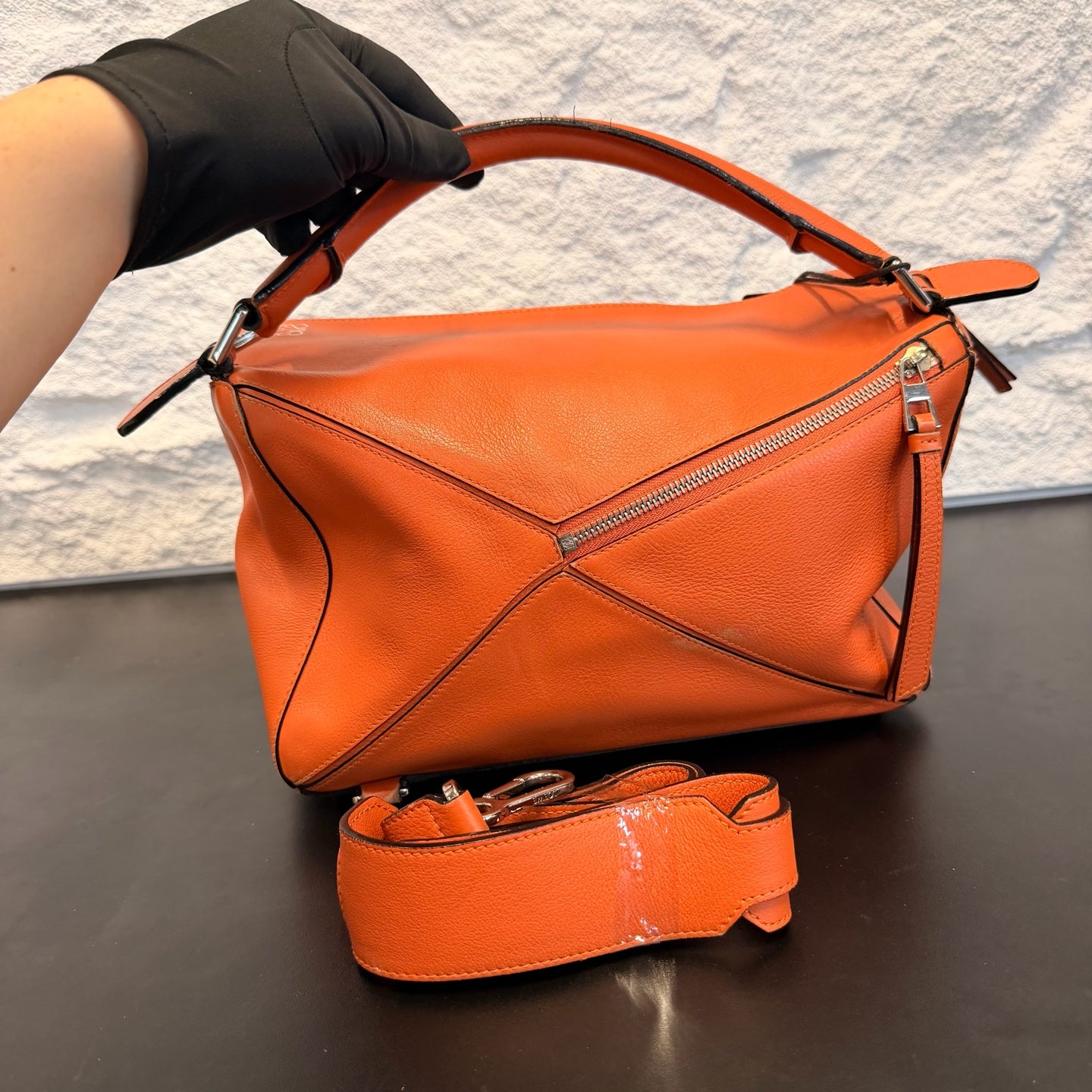 Loewe - Puzzle - Leather - Orange - (medium)