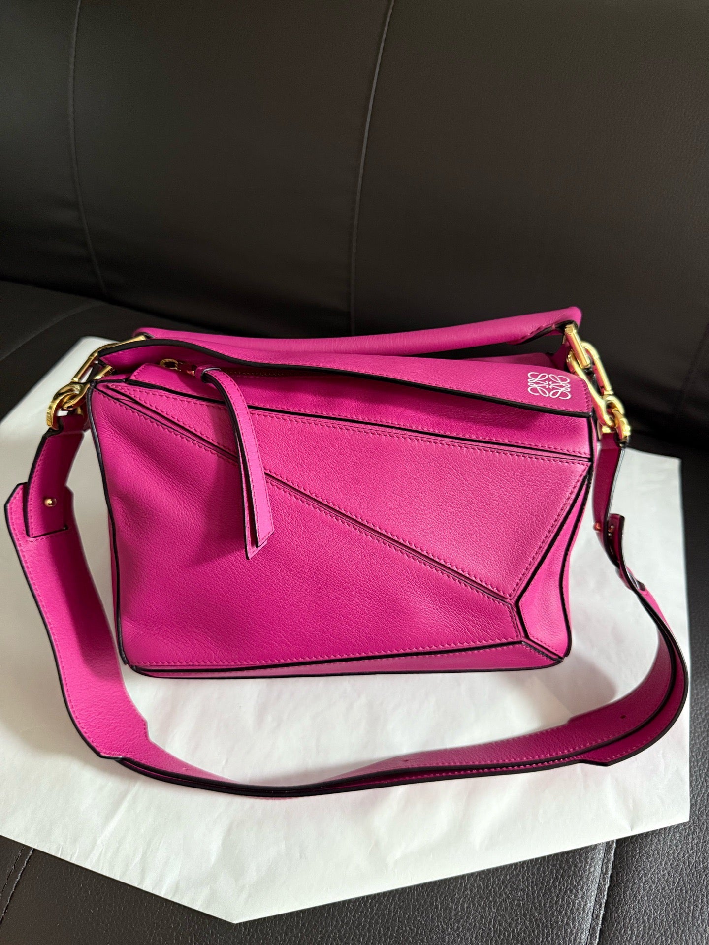 Loewe - Puzzle - Leather - Pink - (small)