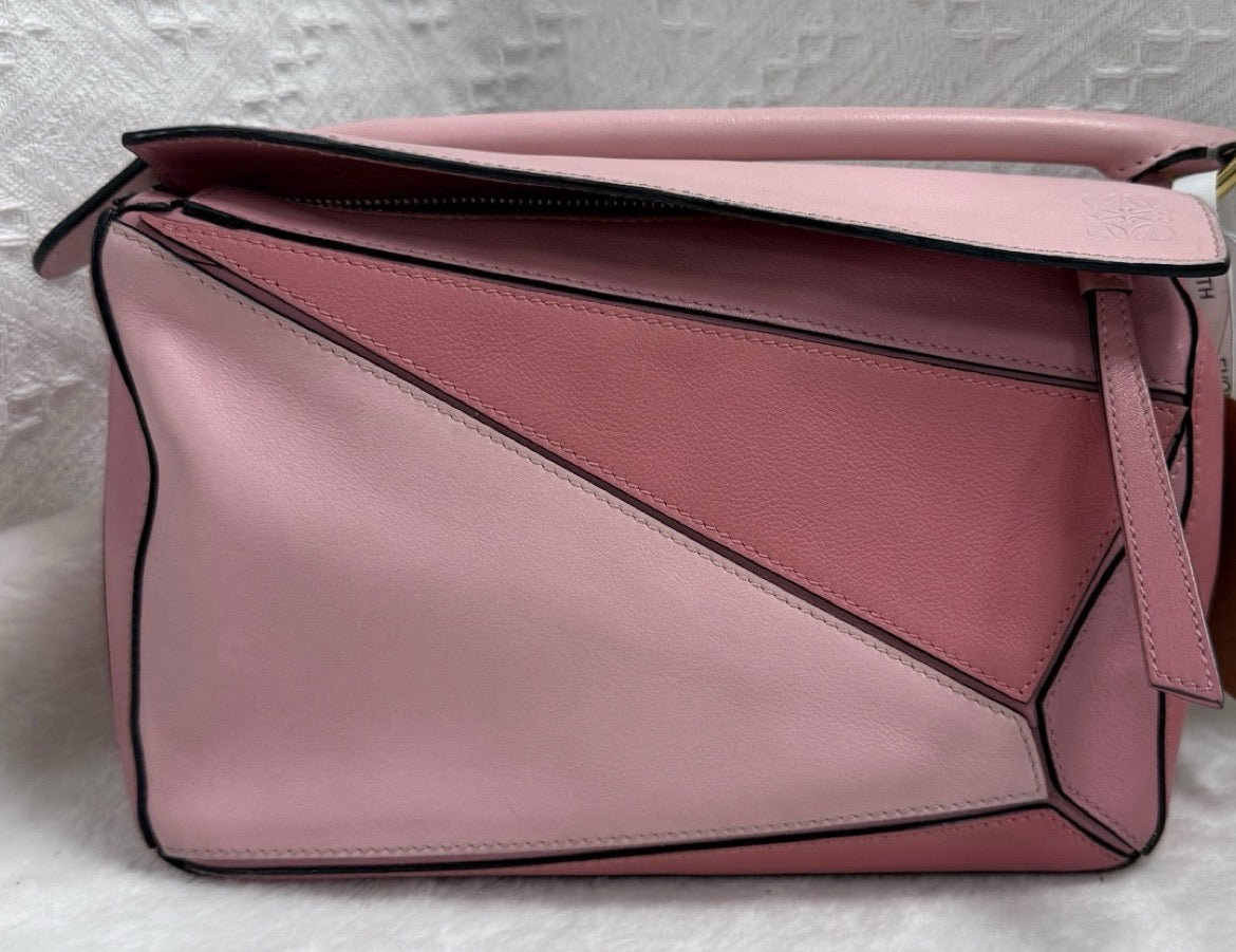 Loewe - Puzzle - Leather - Pink - (Small)