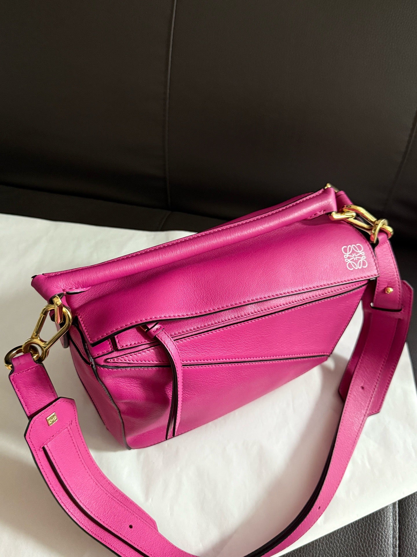 Loewe - Puzzle - Leather - Pink - (small)