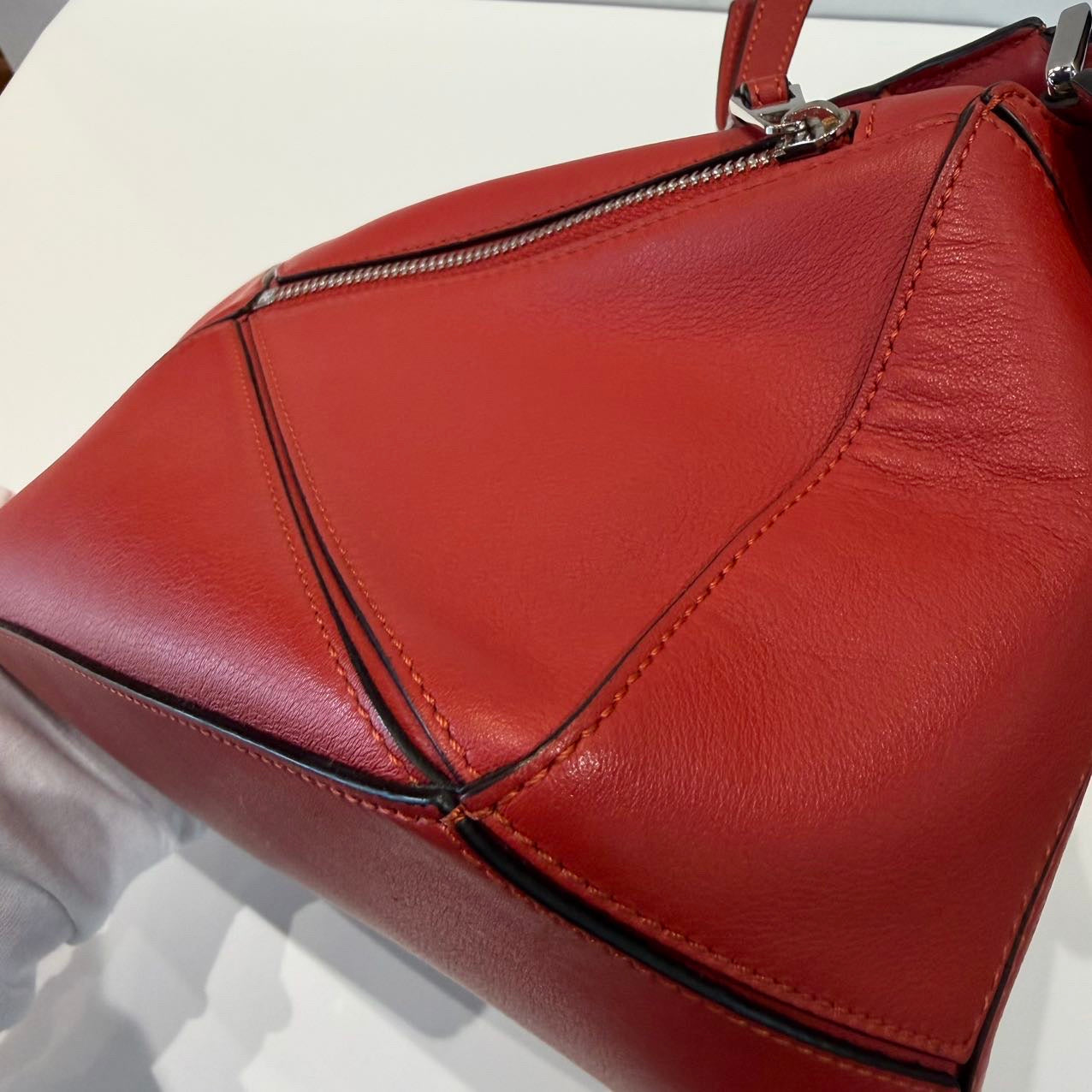 Loewe - Puzzle - Leather - Red - (small)