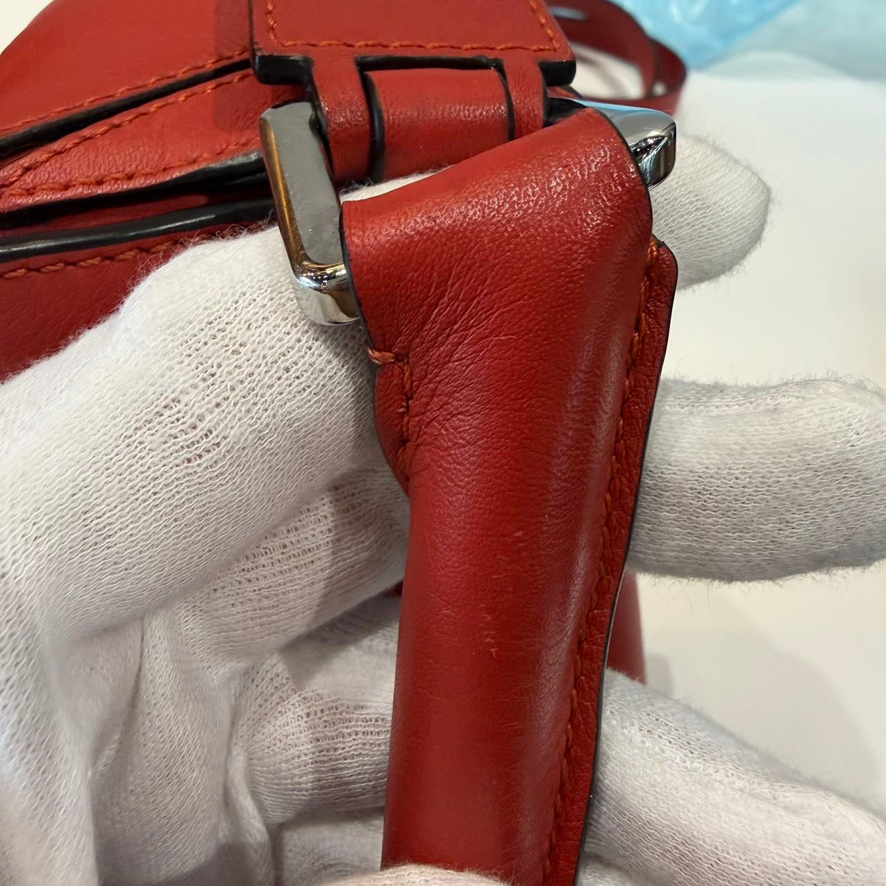 Loewe - Puzzle - Leather - Red - (small)