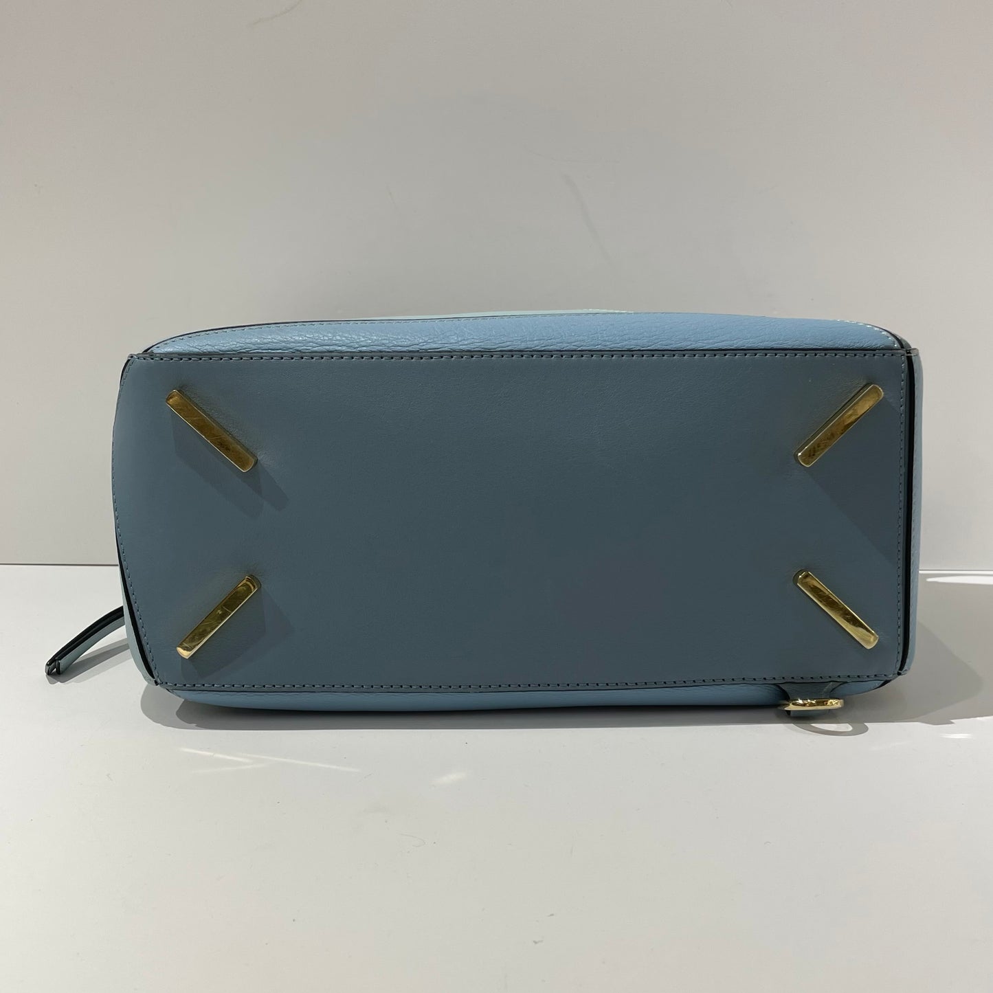 Loewe - Puzzle Medium Bag - Grained calfskin leather - Multicolour blue with gold-tone hardware - (medium)