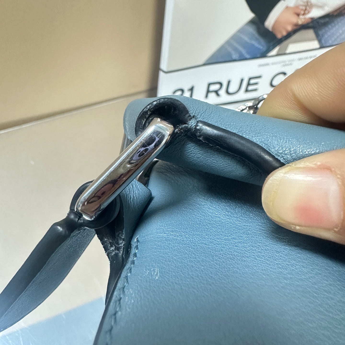 Loewe - Puzzle (Medium) - Cowhide leather - Blue - (medium)