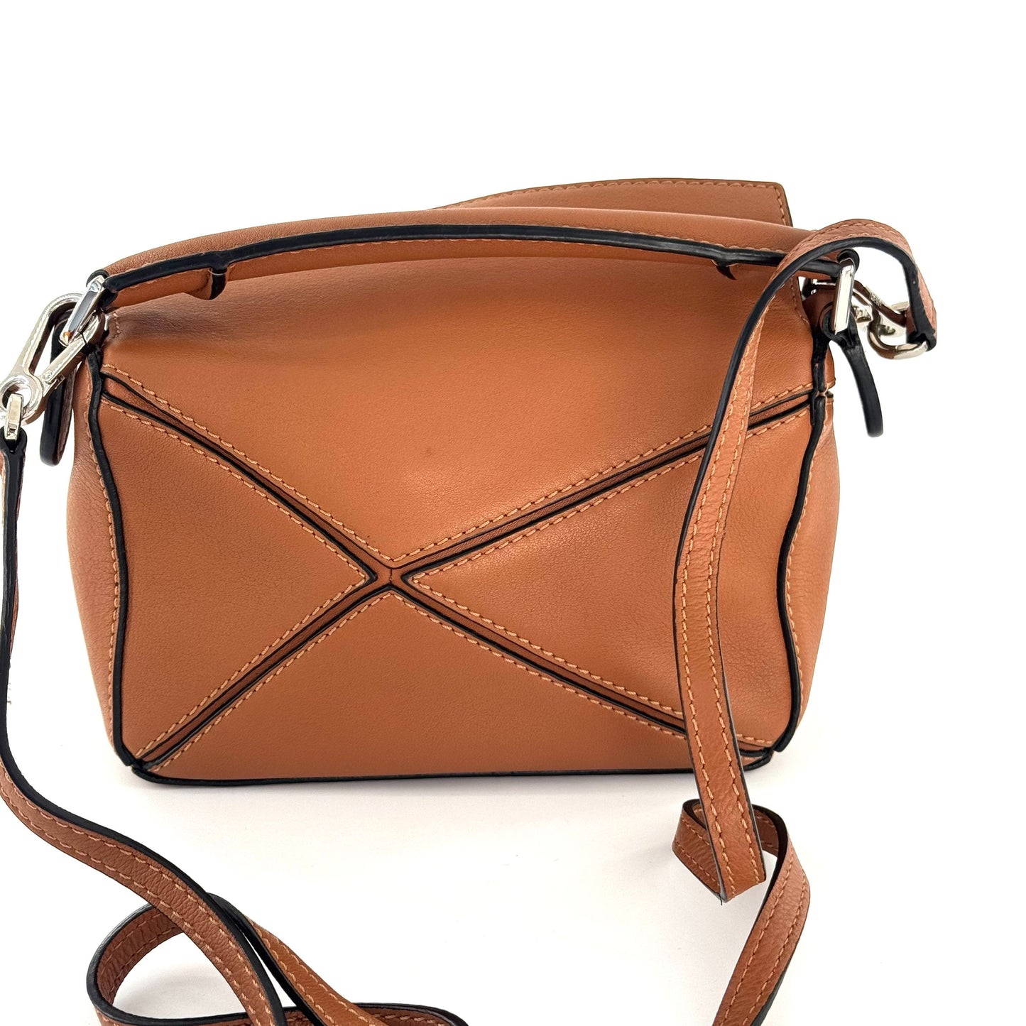 Loewe - Puzzle Mini Bag - Leather - Brown - (mini)