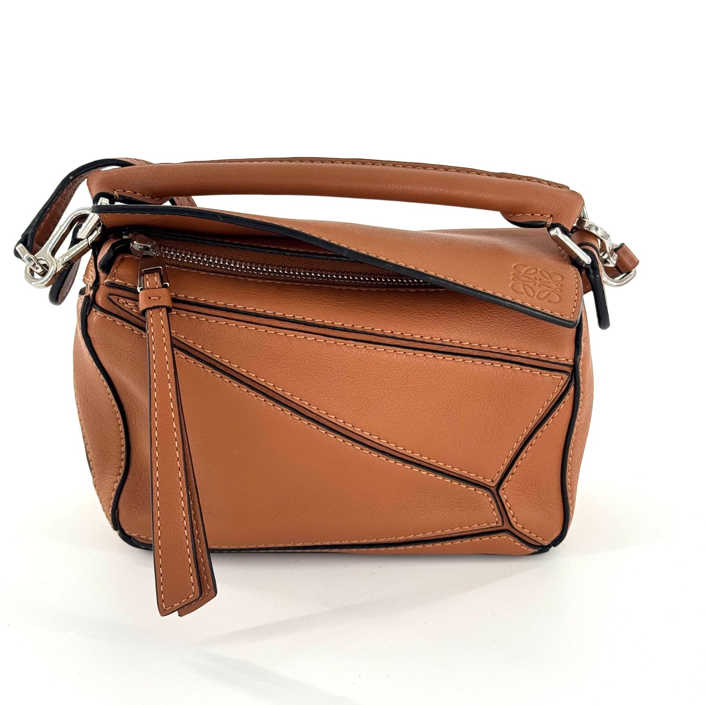 Loewe - Puzzle Mini Bag - Leather - Brown - (mini)