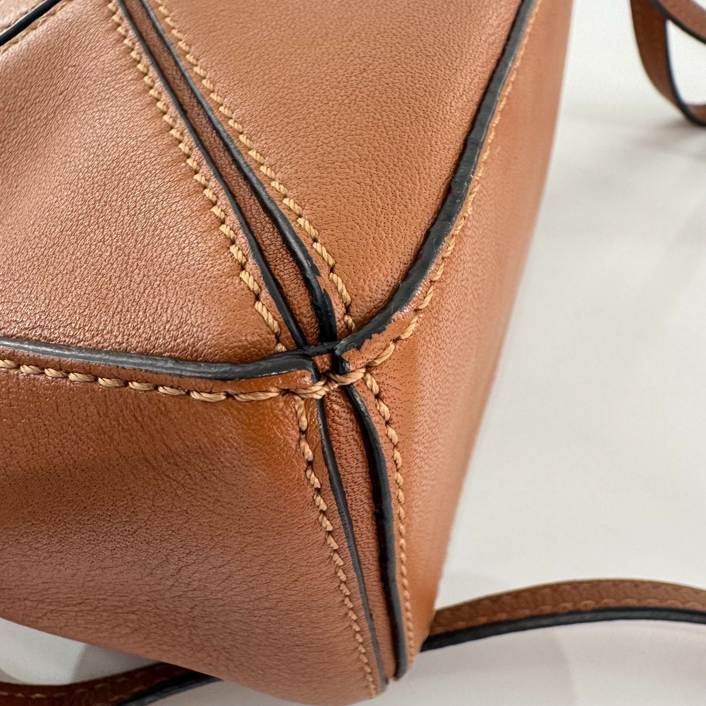 Loewe - Puzzle Mini Bag - Leather - Brown - (mini)