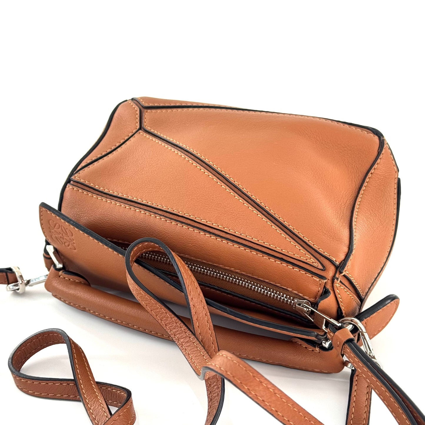Loewe - Puzzle Mini Bag - Leather - Brown - (mini)