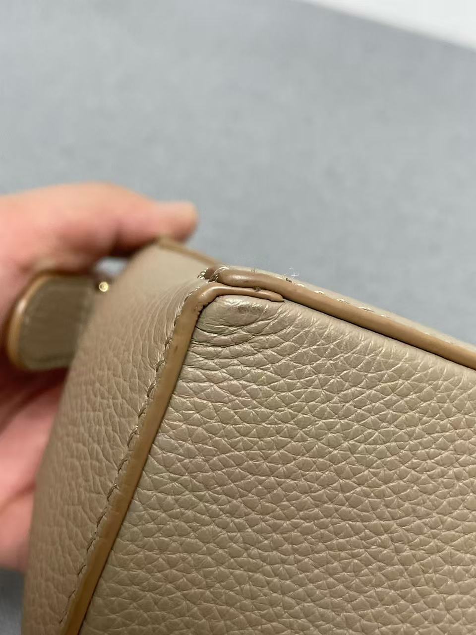 Loewe - Puzzle Mini - Grained calfskin leather - Beige - (mini)