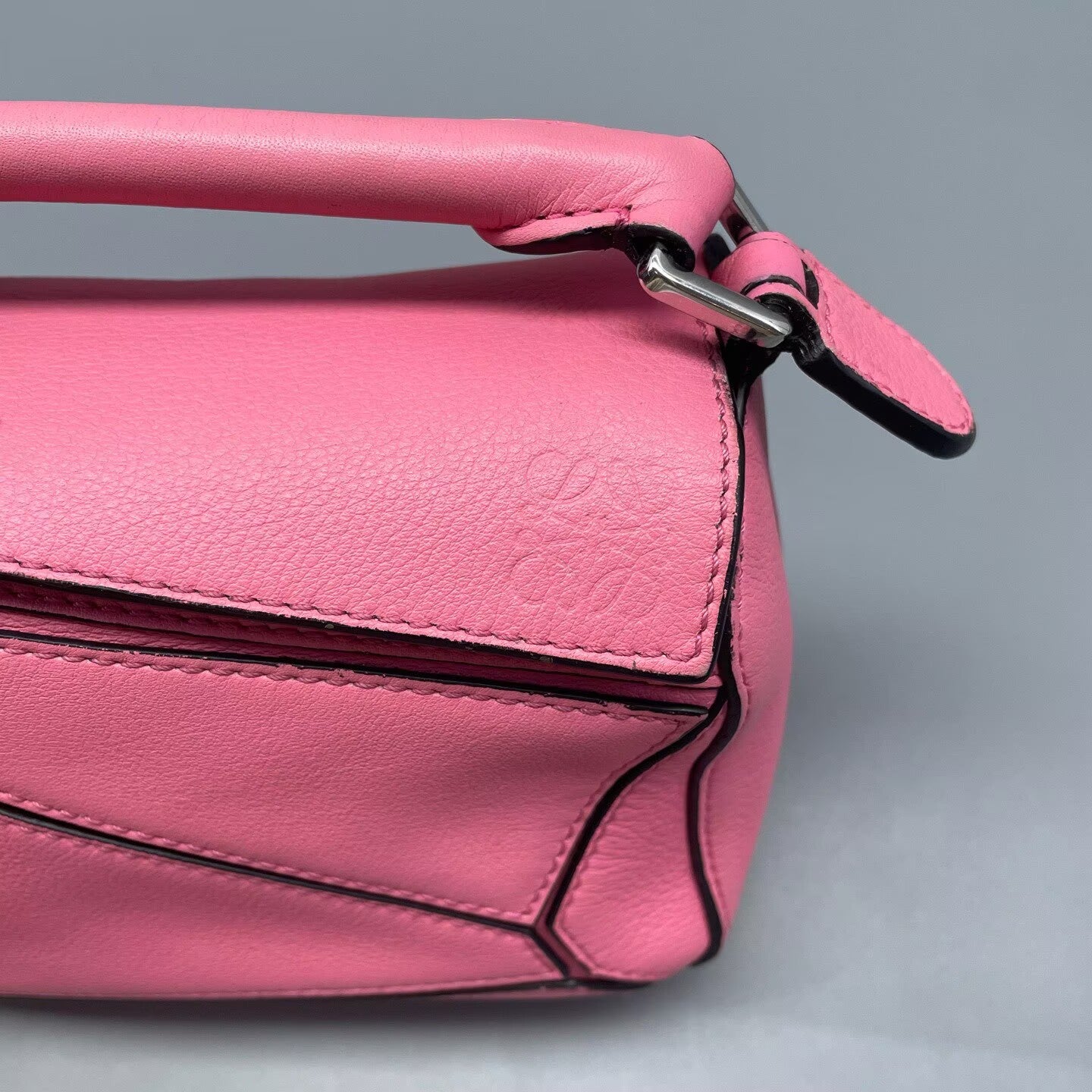 LOEWE - Puzzle Mini - Grained leather - Pink - (mini)