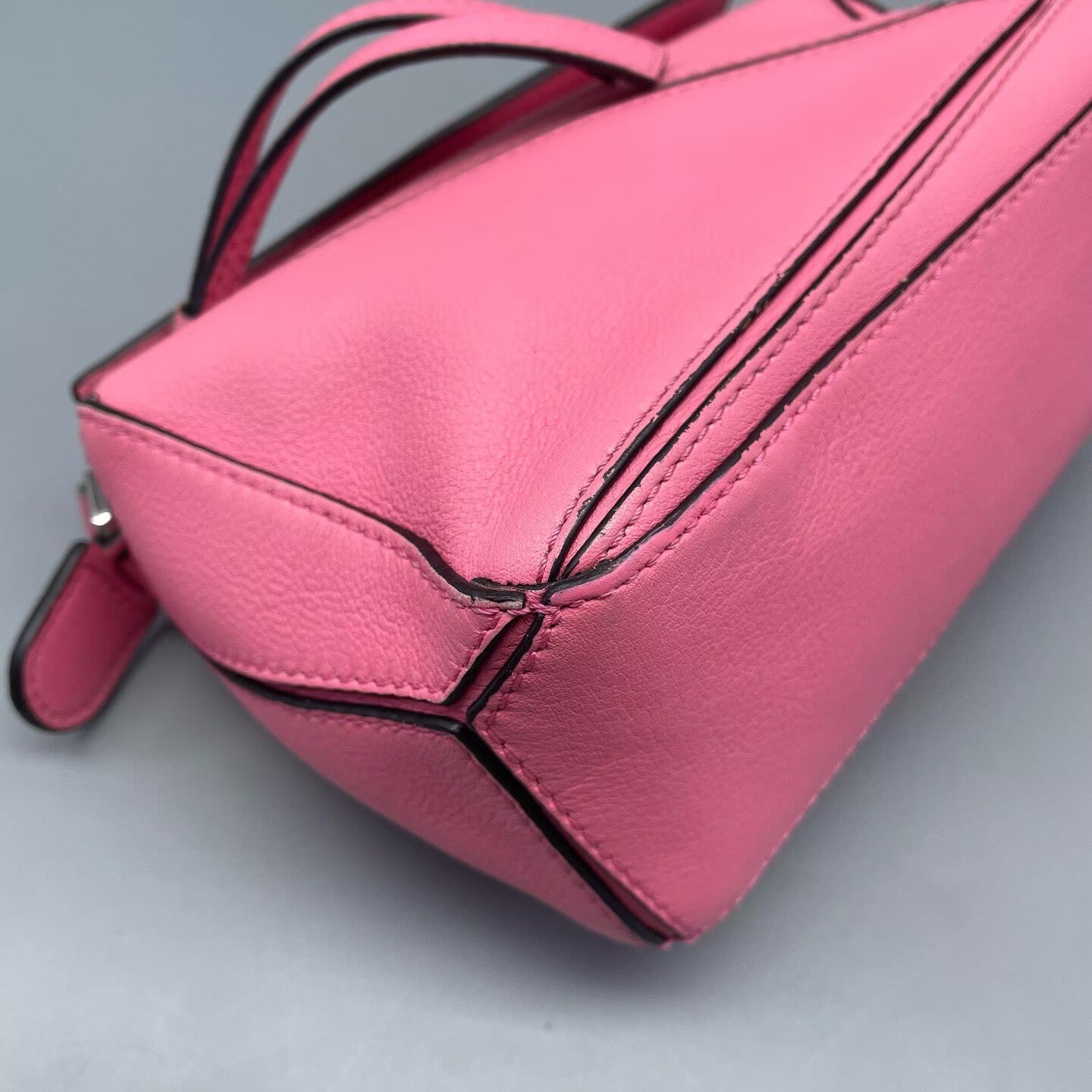 LOEWE - Puzzle Mini - Grained leather - Pink - (mini)