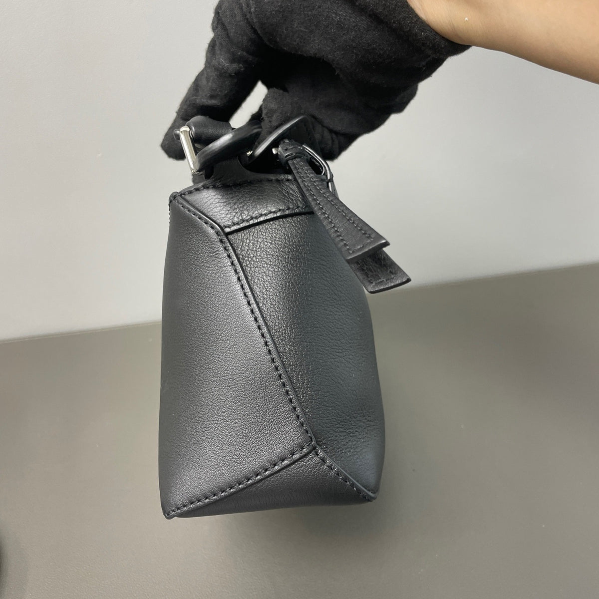 Loewe - Puzzle Mini - Leather - Black - (mini)