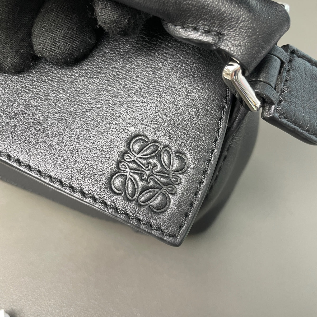 Loewe - Puzzle Mini - Leather - Black - (mini)