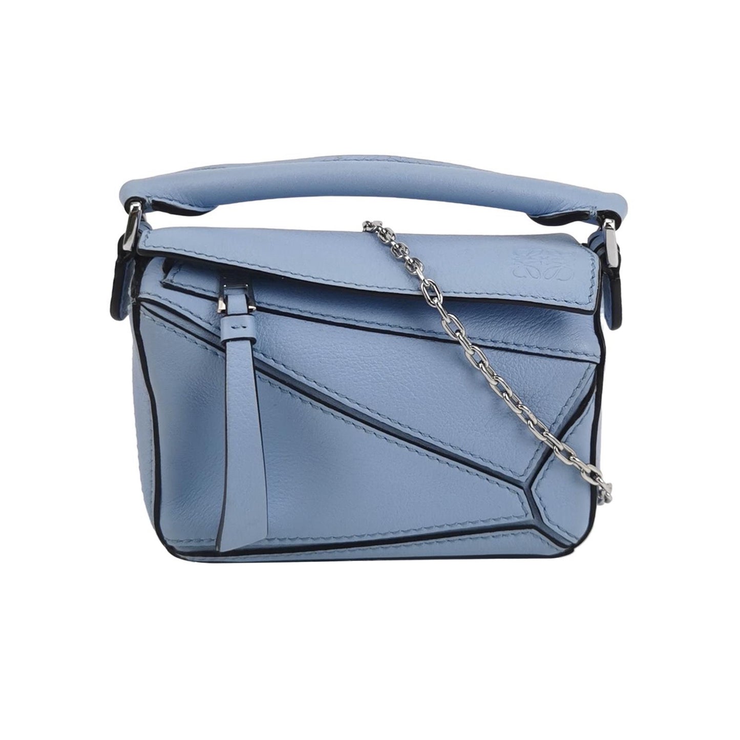 Loewe - Puzzle Mini - Leather - Blue - (mini)