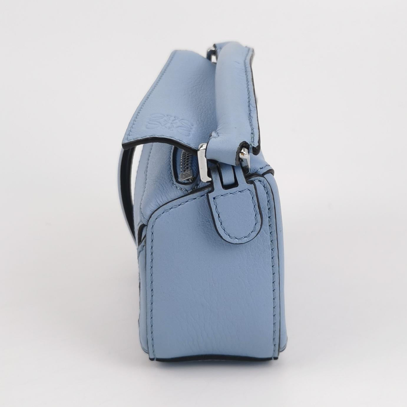 Loewe - Puzzle Mini - Leather - Blue - (mini)