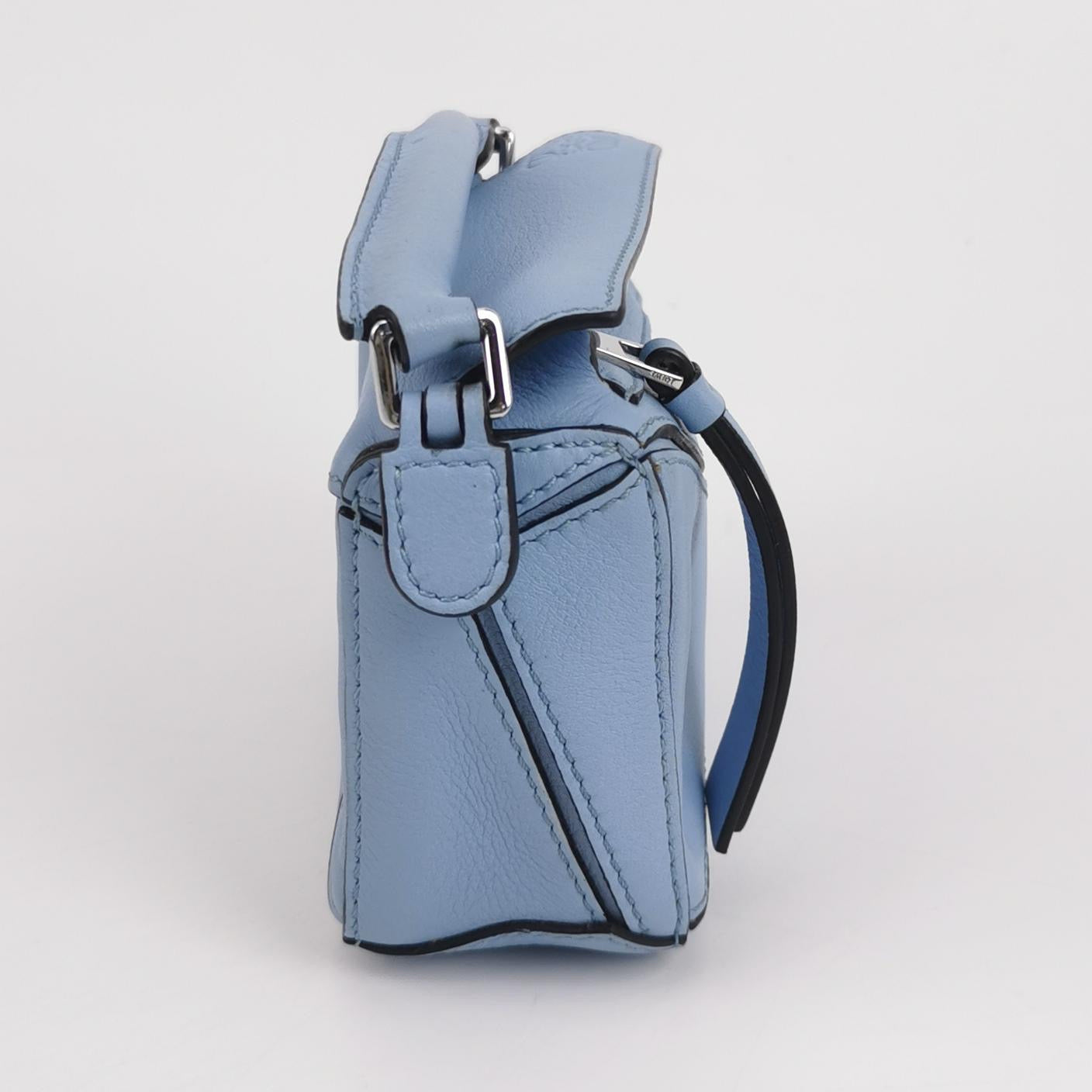 Loewe - Puzzle Mini - Leather - Blue - (mini)