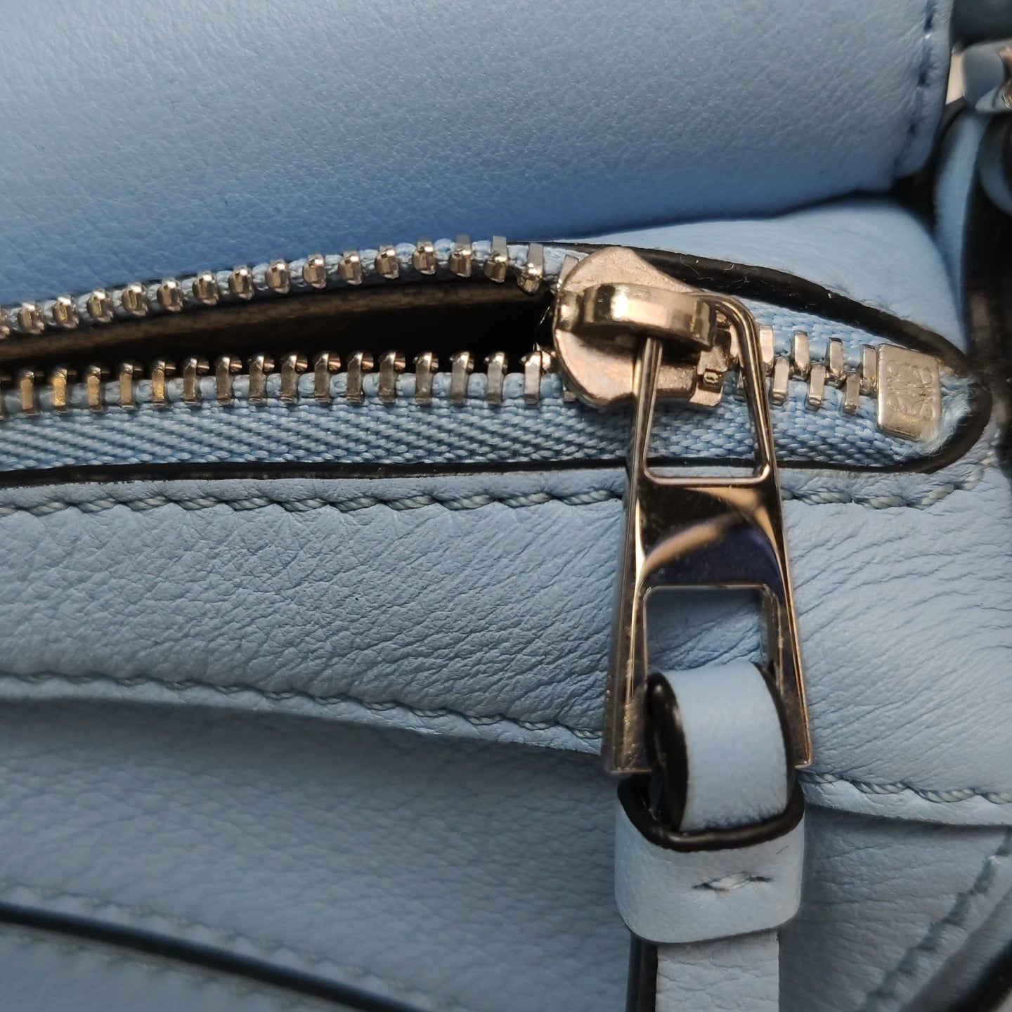 Loewe - Puzzle Mini - Leather - Blue - (mini)
