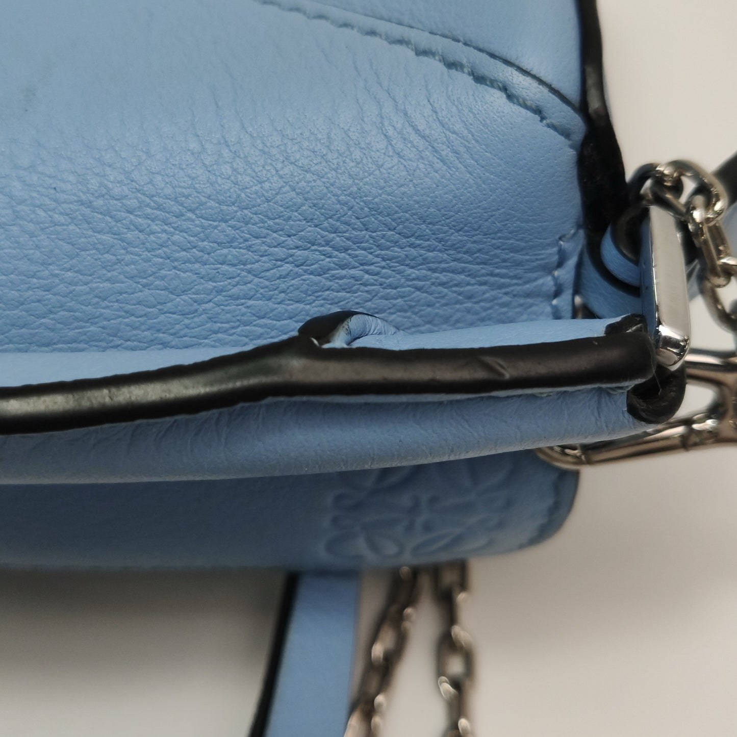 Loewe - Puzzle Mini - Leather - Blue - (mini)