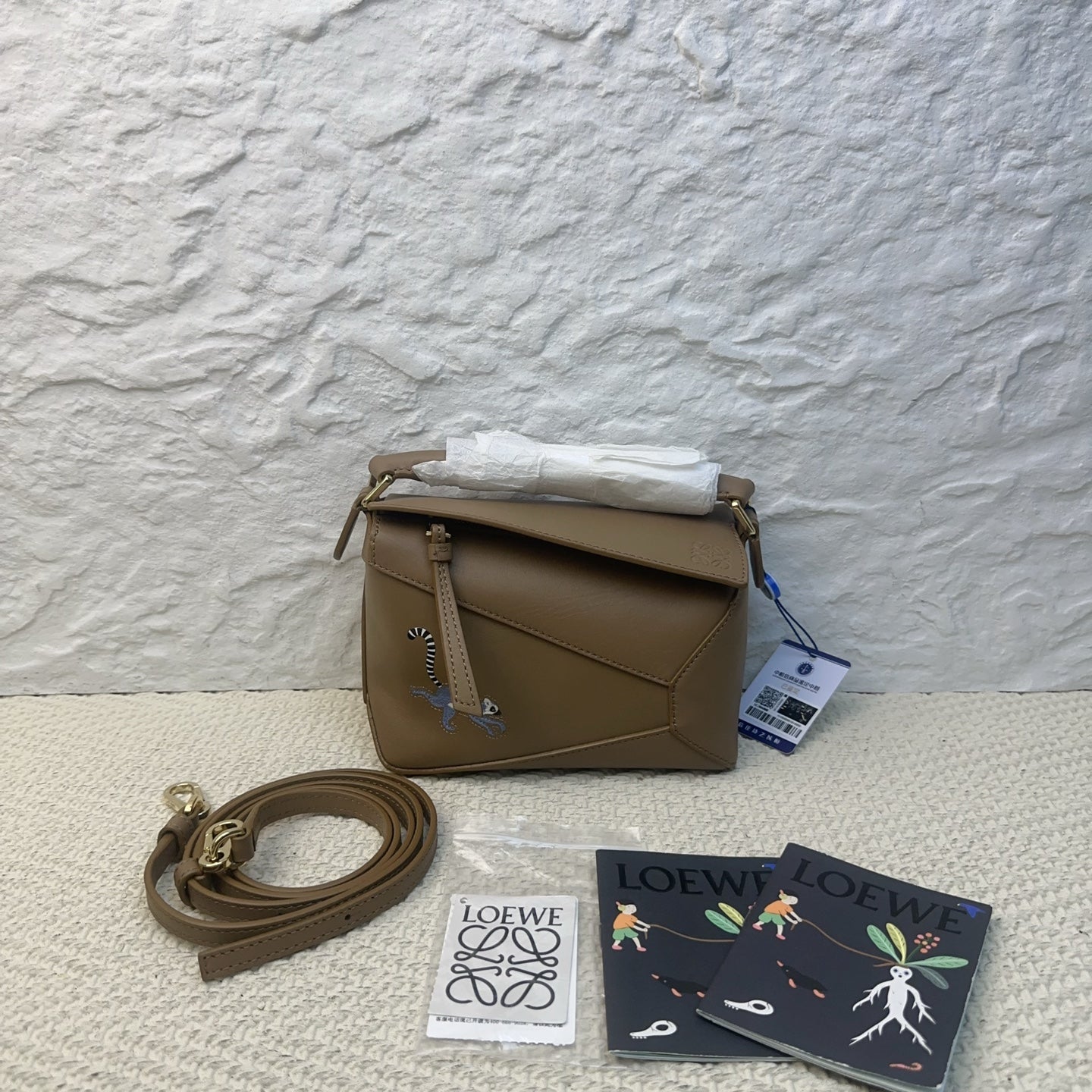 Loewe - Puzzle Mini - Leather - Brown - (mini)