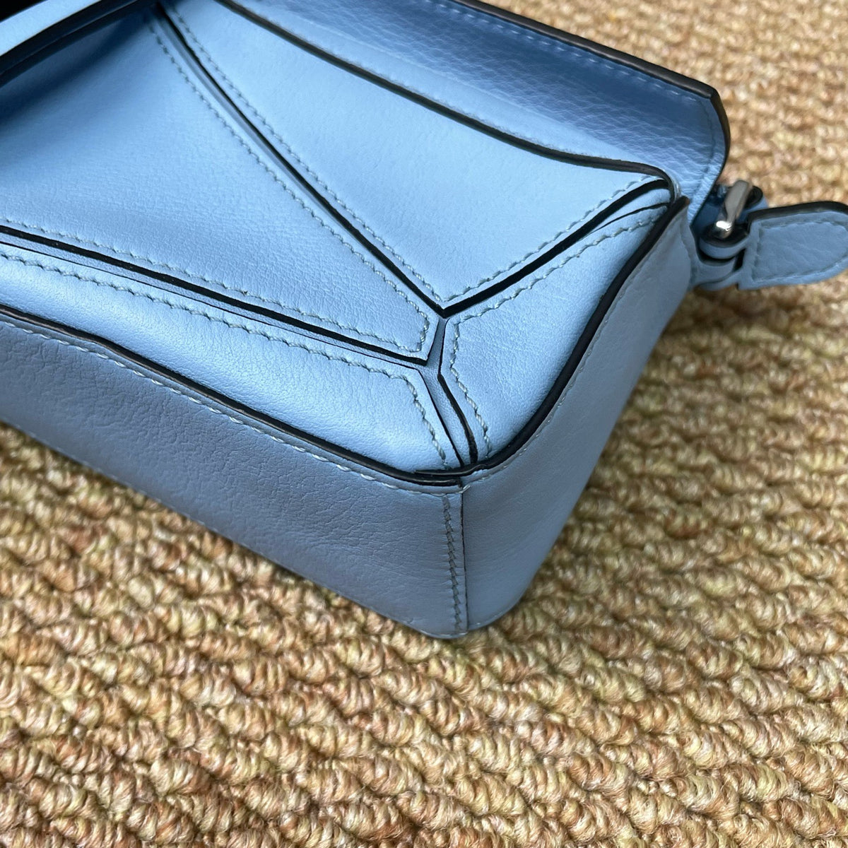 Loewe - Puzzle Nano - Leather - Blue - (mini)