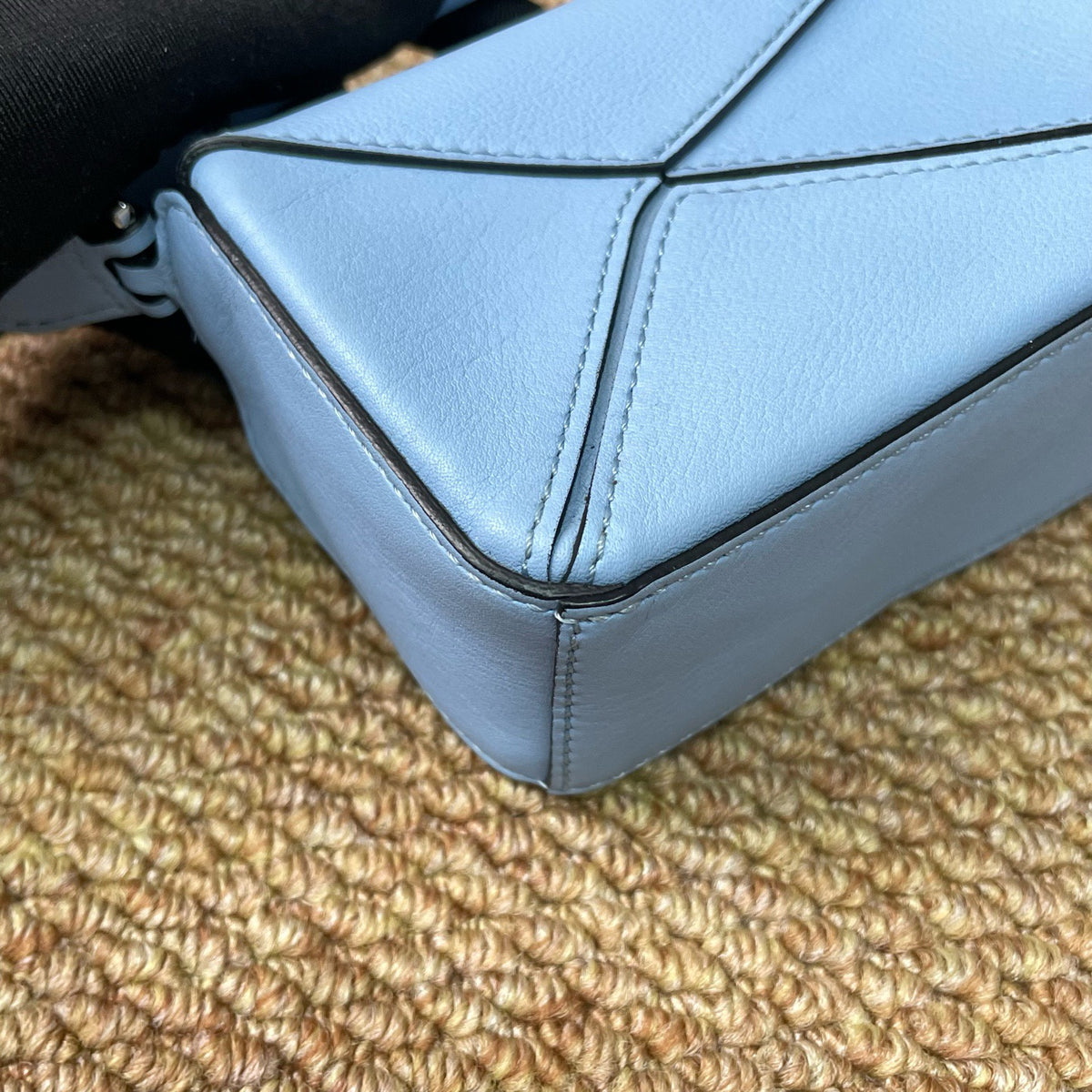 Loewe - Puzzle Nano - Leather - Blue - (mini)