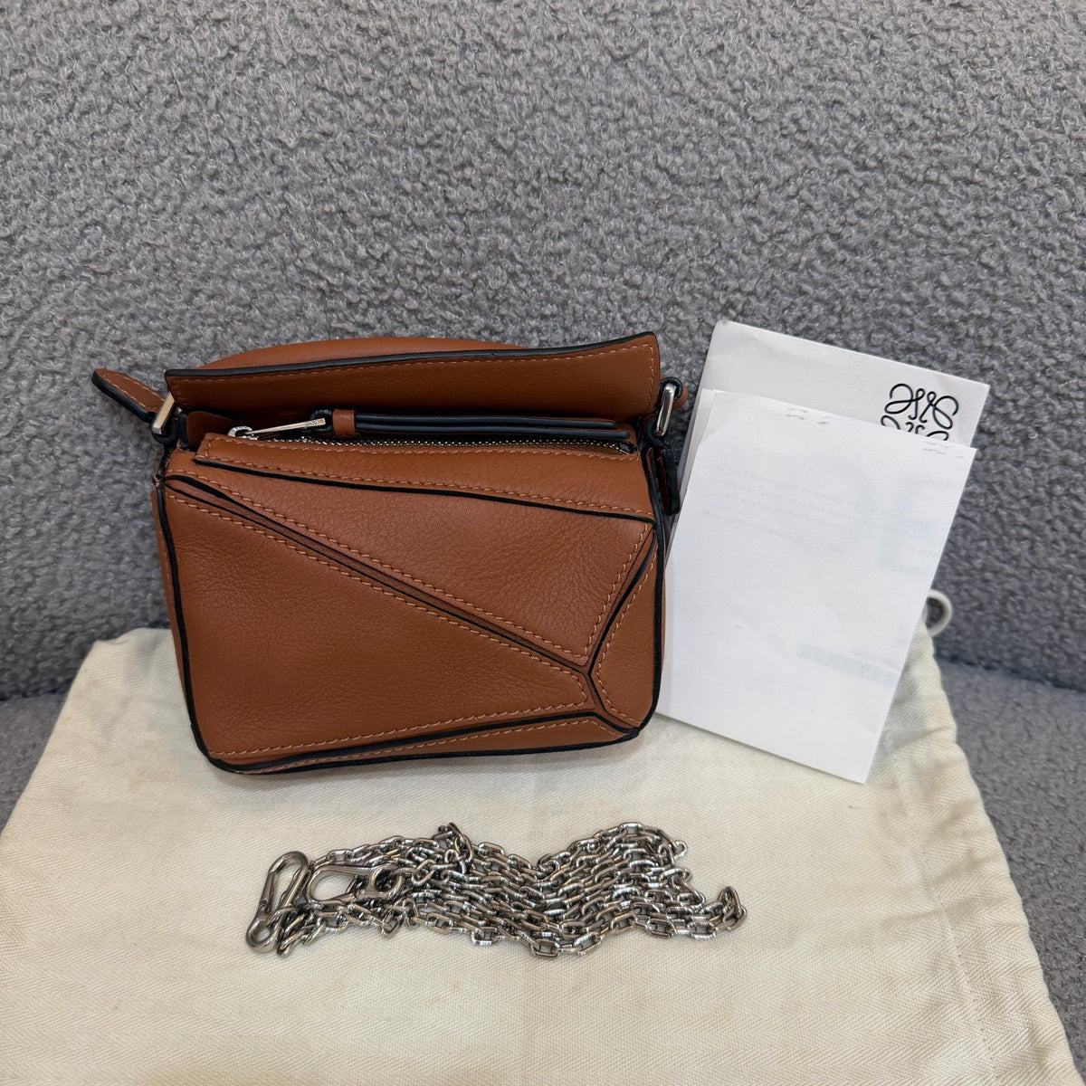 Loewe - Puzzle Nano - Leather - Brown - (mini)