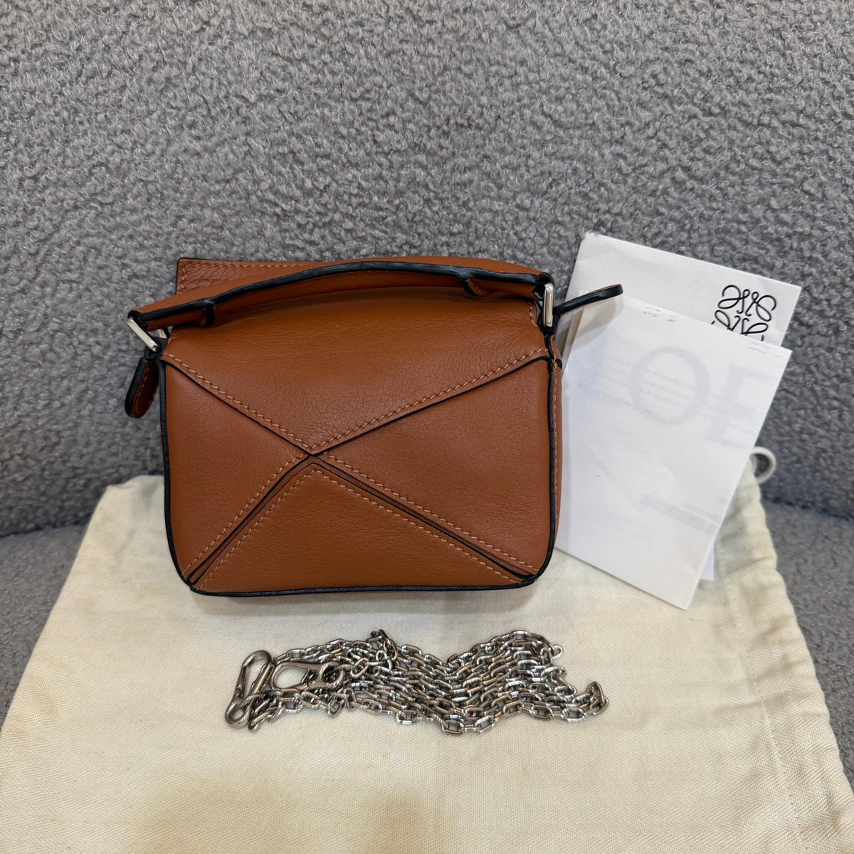 Loewe - Puzzle Nano - Leather - Brown - (mini)