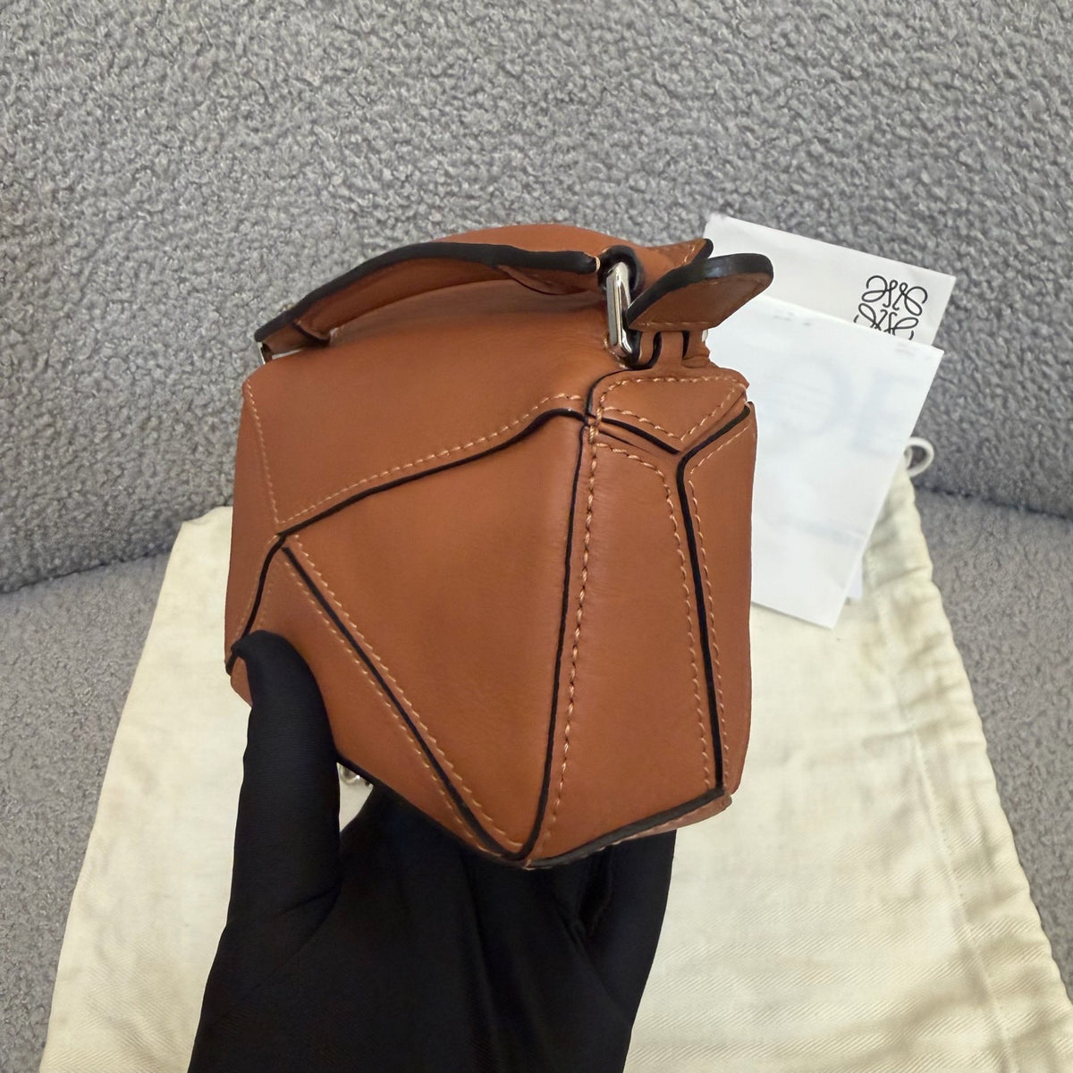 Loewe - Puzzle Nano - Leather - Brown - (mini)