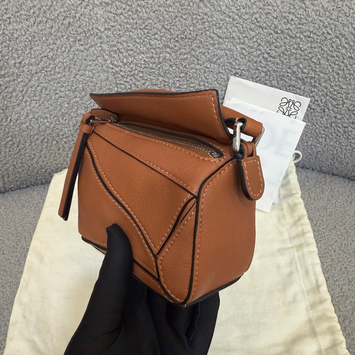 Loewe - Puzzle Nano - Leather - Brown - (mini)