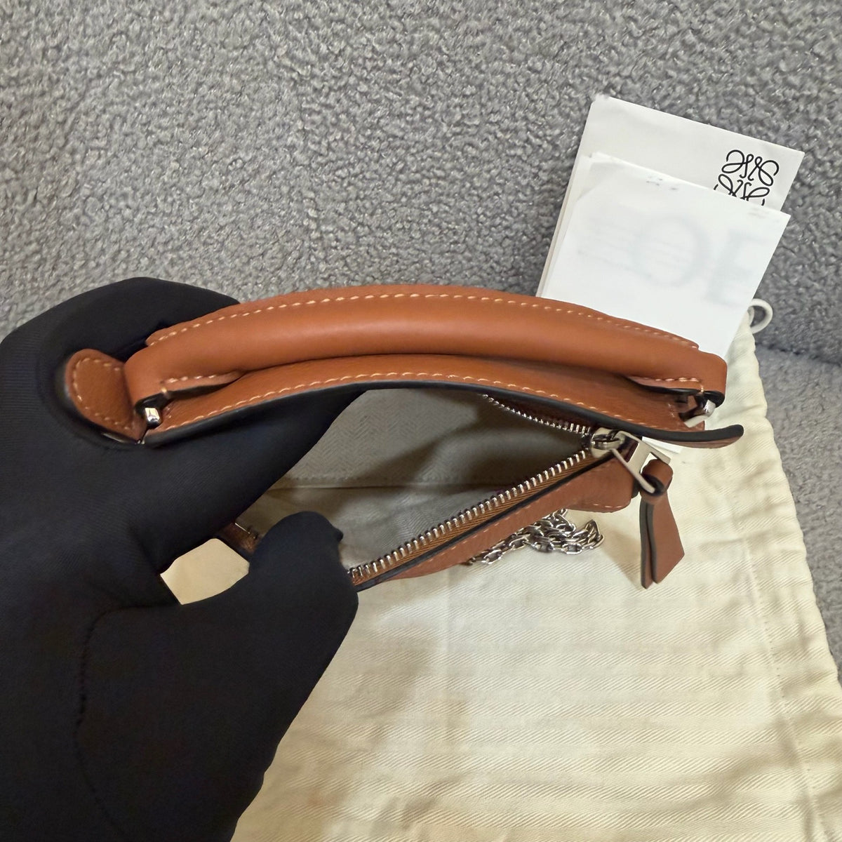 Loewe - Puzzle Nano - Leather - Brown - (mini)