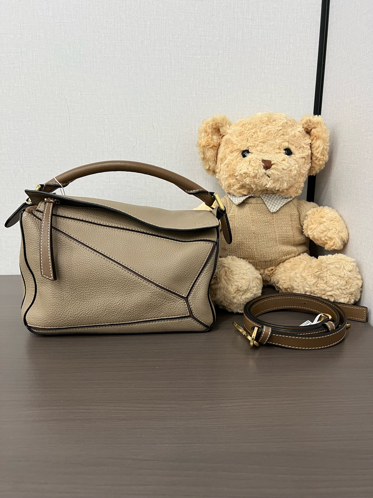 Loewe - Puzzle Small - Leather - Beige - (small)