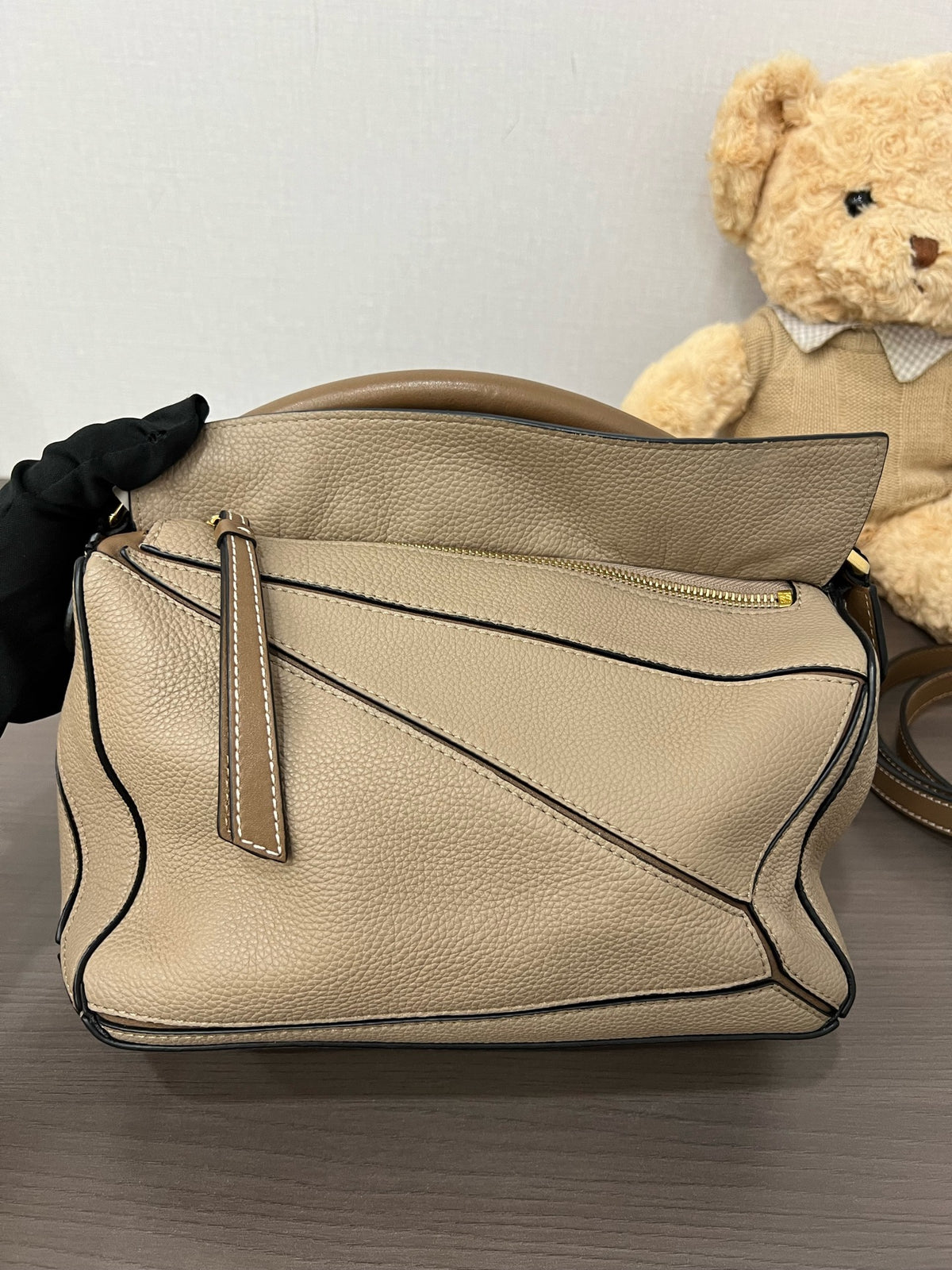 Loewe - Puzzle Small - Leather - Beige - (small)