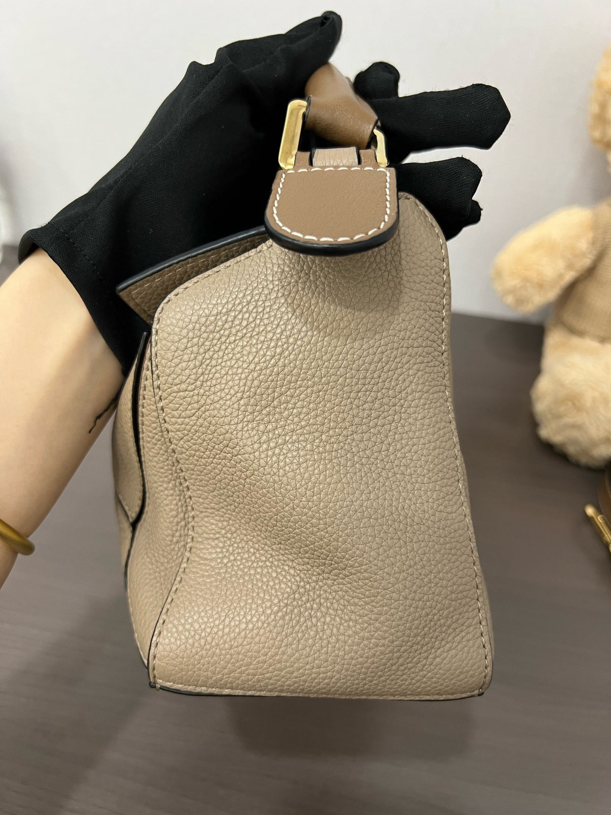 Loewe - Puzzle Small - Leather - Beige - (small)