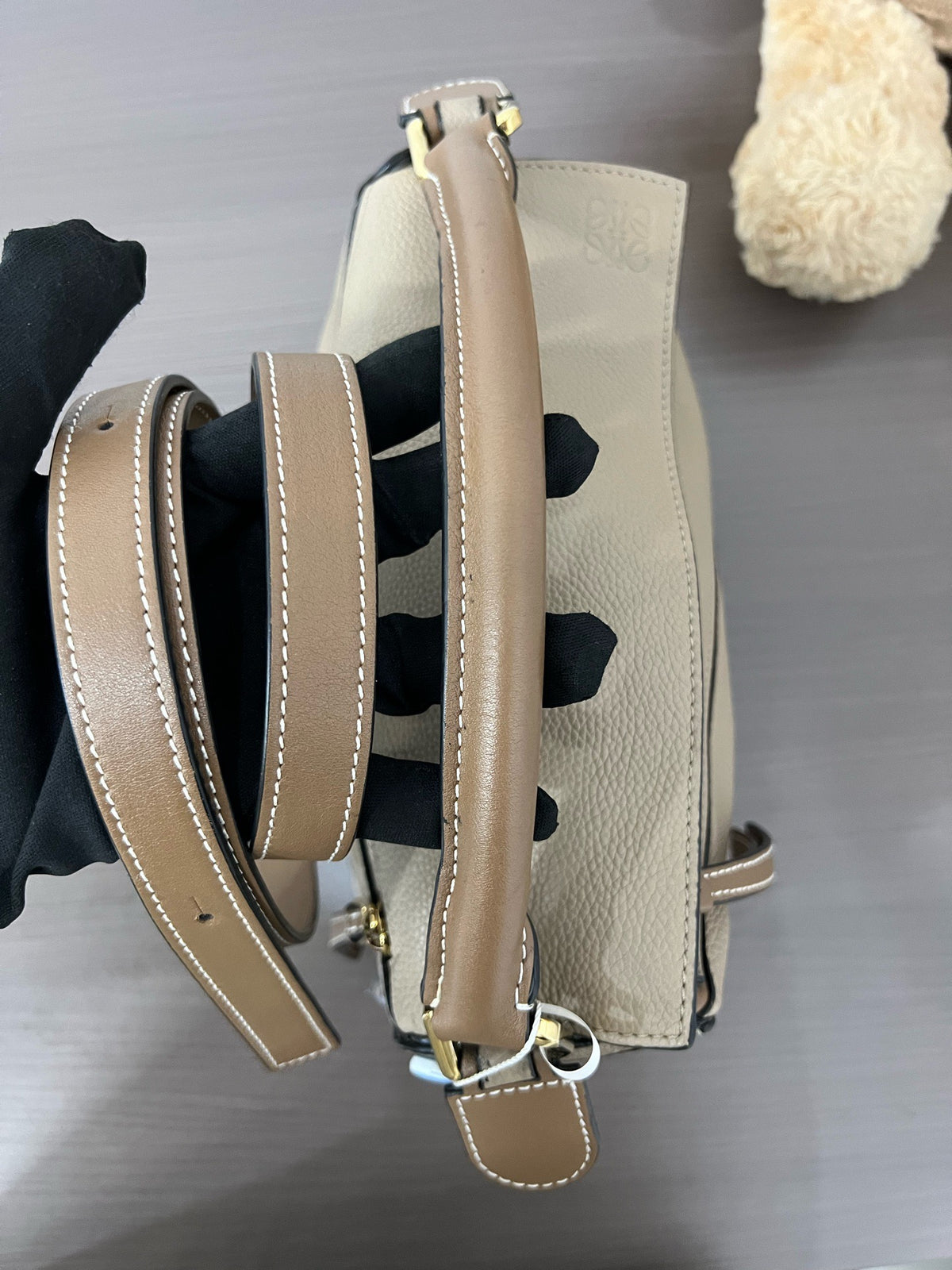 Loewe - Puzzle Small - Leather - Beige - (small)