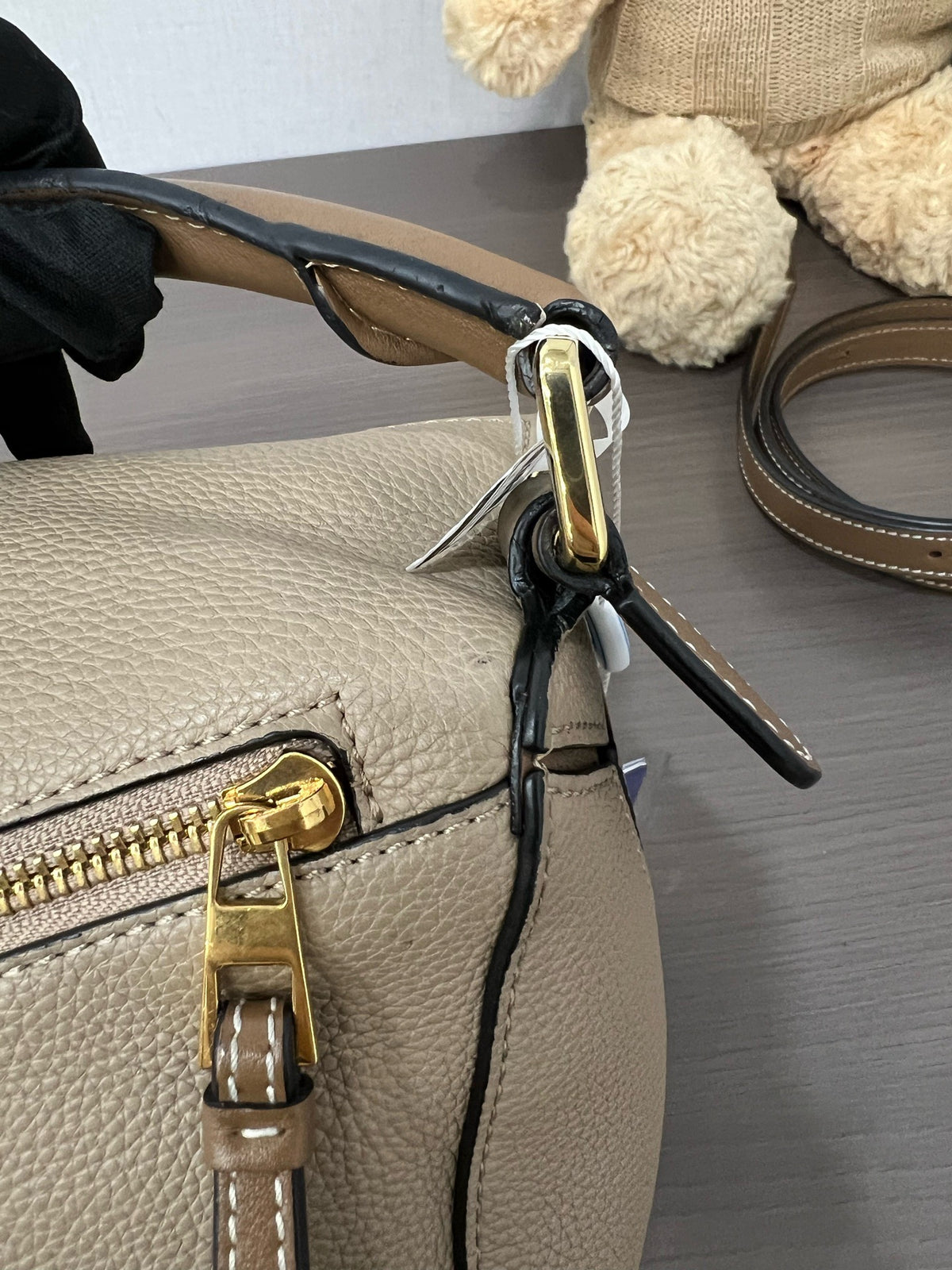 Loewe - Puzzle Small - Leather - Beige - (small)