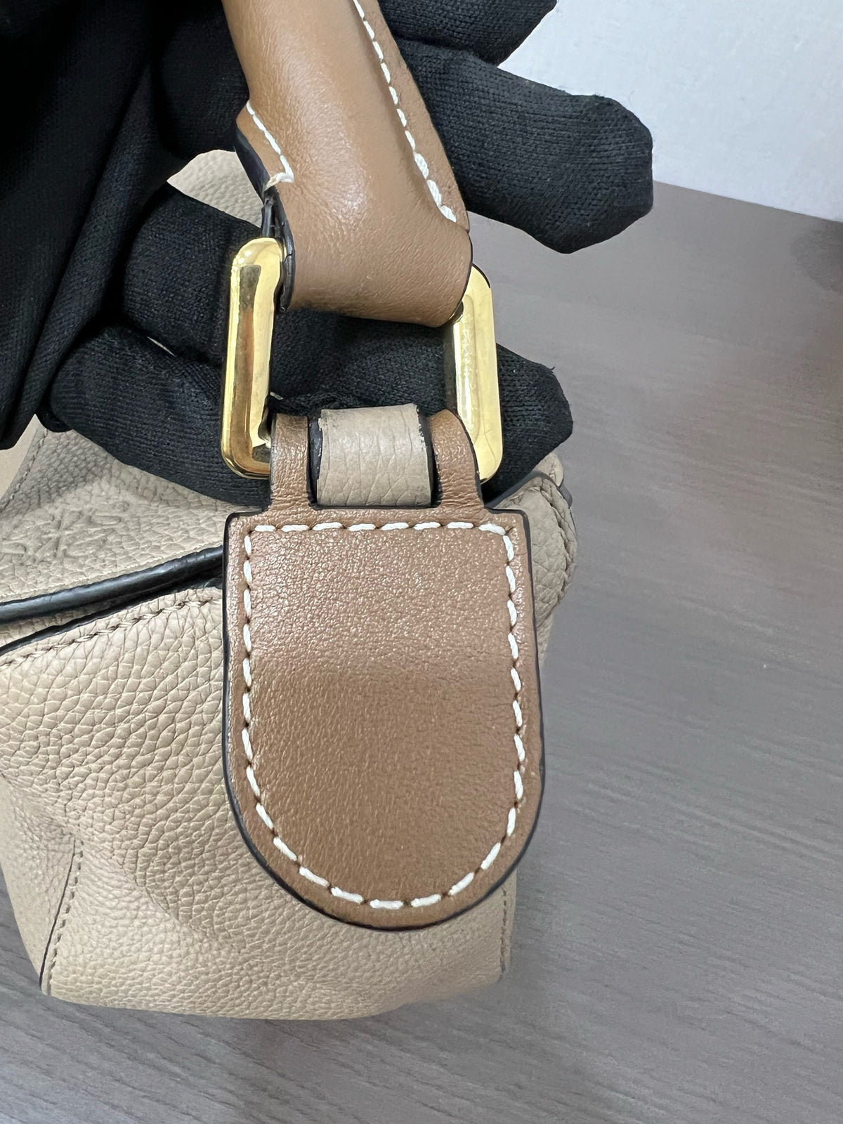 Loewe - Puzzle Small - Leather - Beige - (small)