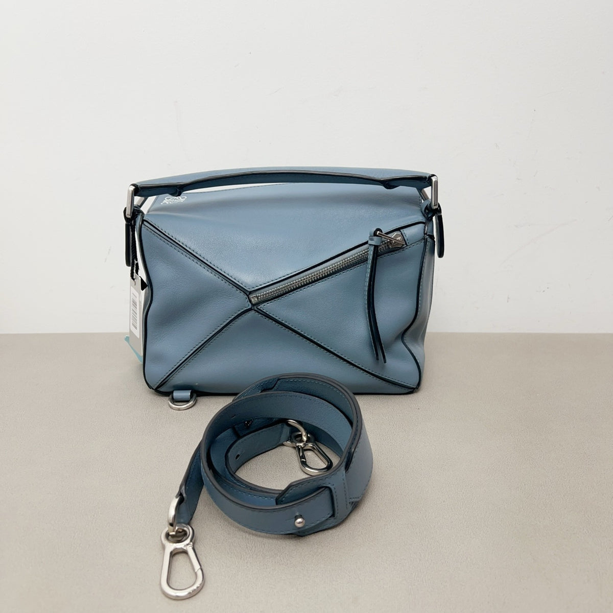 Loewe - Puzzle Small - Leather - Blue - (small)
