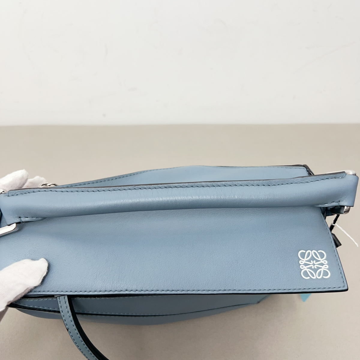 Loewe - Puzzle Small - Leather - Blue - (small)